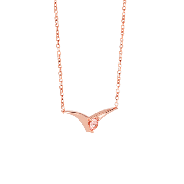 The Pink Chevron Pendant Necklaces Lightbox Jewelry 