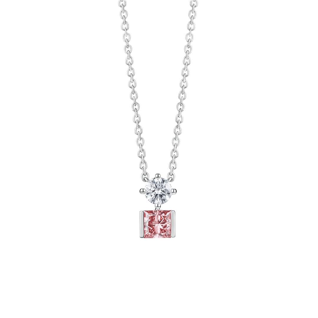 The Pink Duet Pendant