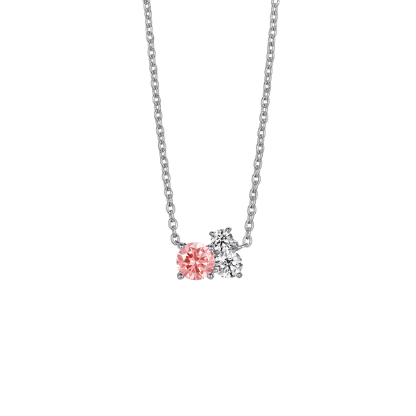 The Pink Cluster Pendant Necklaces Lightbox Jewelry 