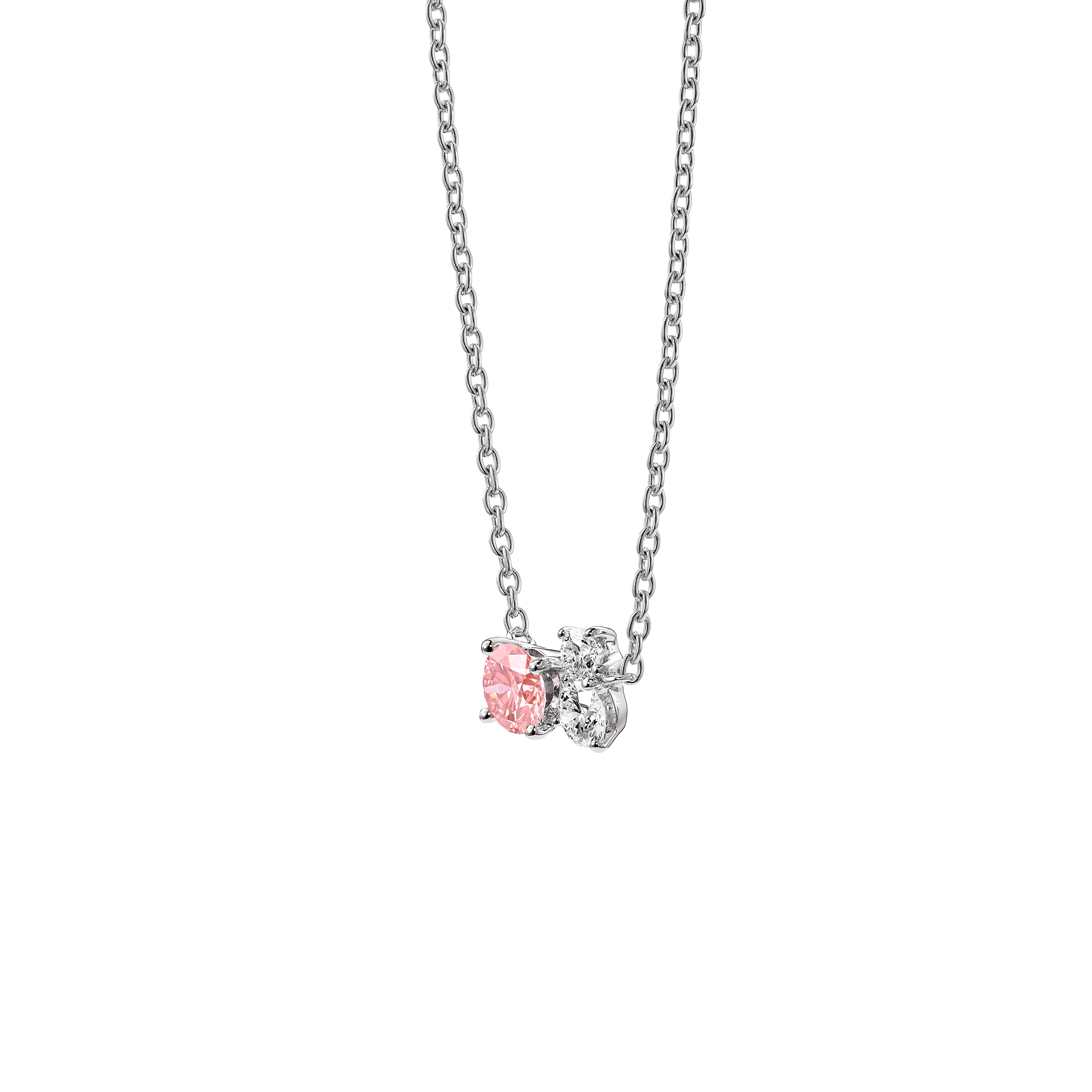 The Pink Cluster Pendant Necklaces Lightbox Jewelry 