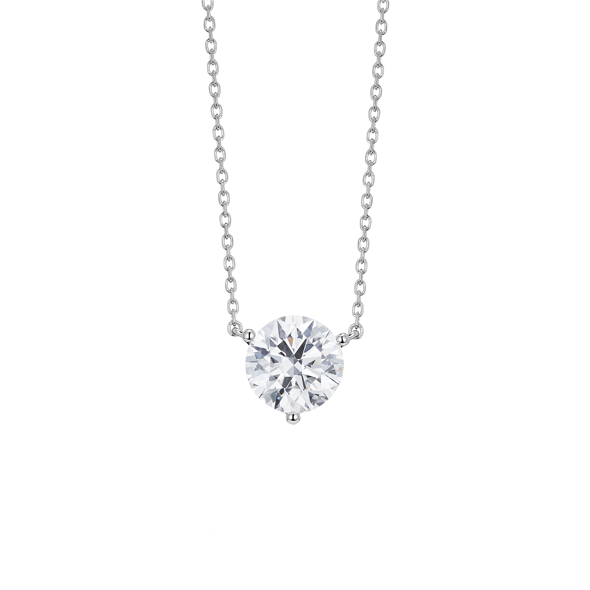 The Round Brilliant Solitaire Pendant