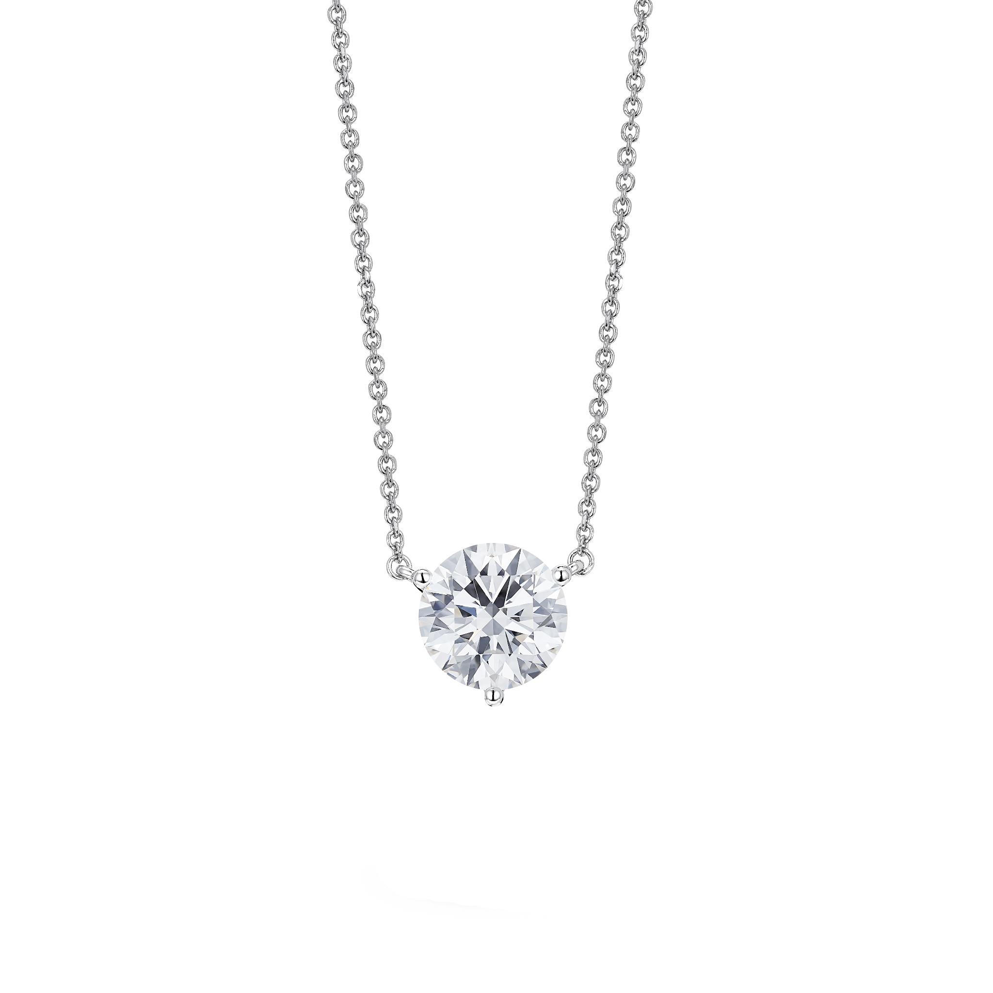 The Round Brilliant Solitaire Pendant