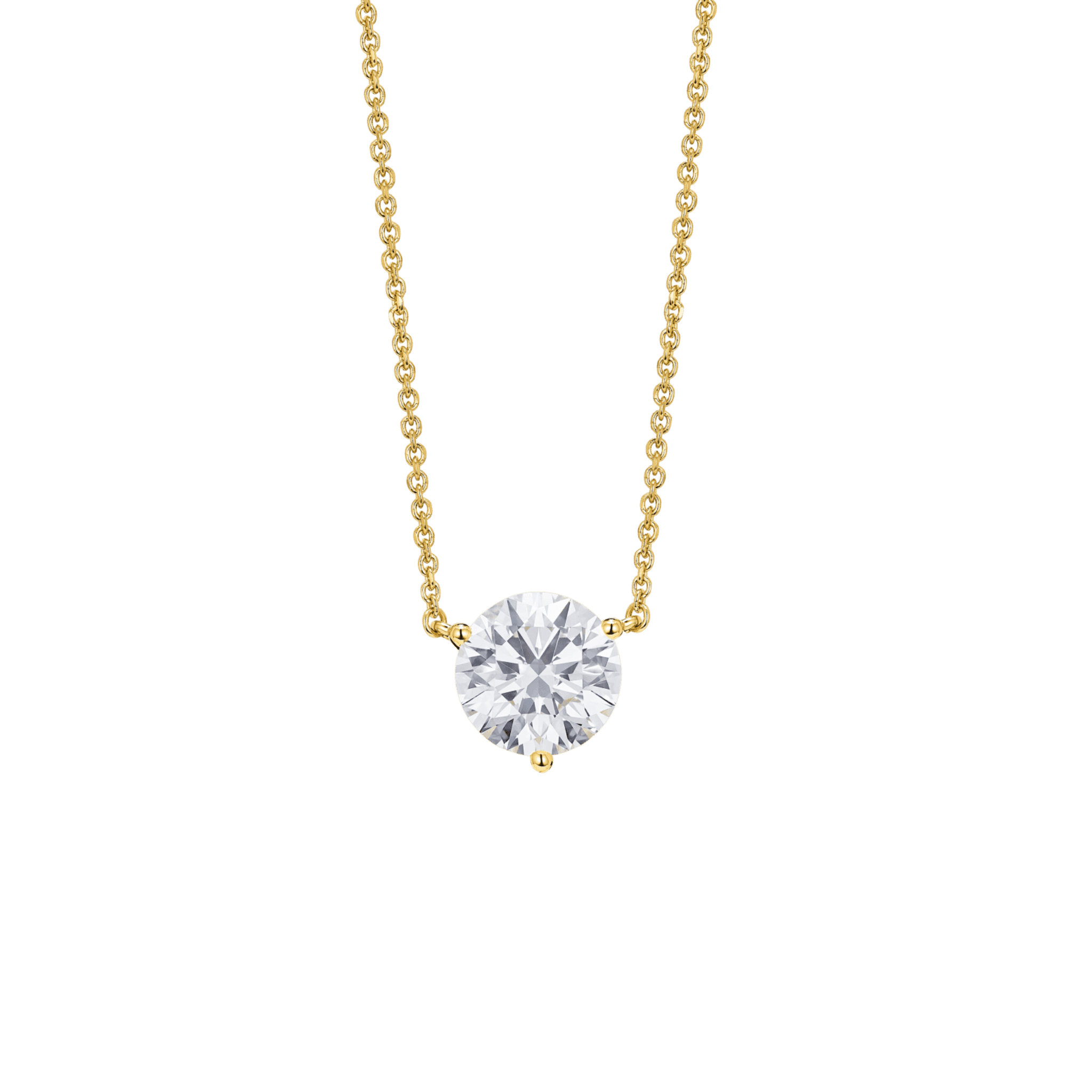 The Round Brilliant Solitaire Pendant