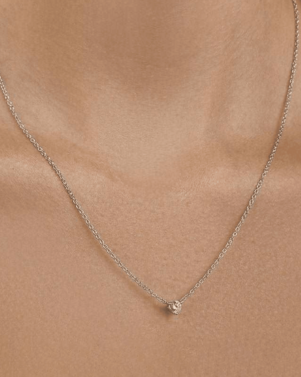 The Mini Solitaire Pendant Necklaces Lightbox Jewelry 