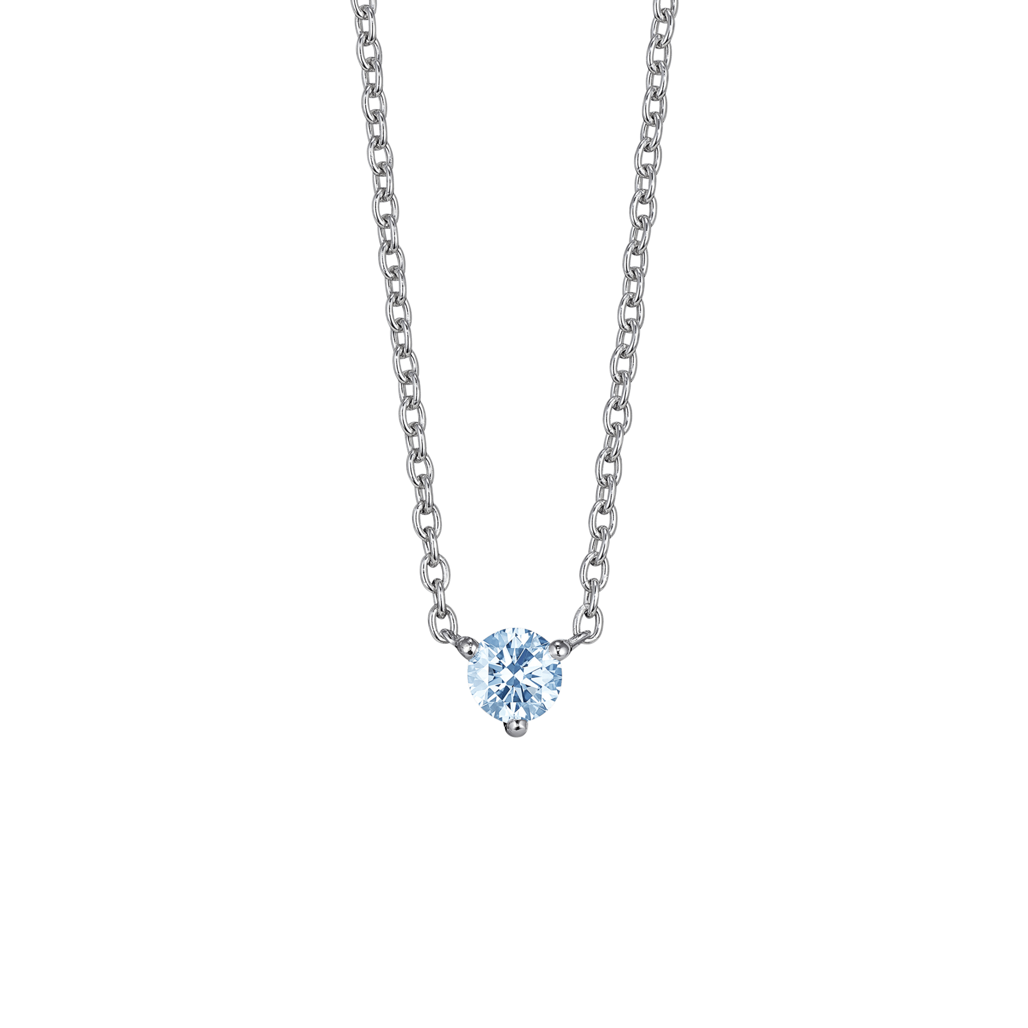 The Blue Mini Solitaire Pendant