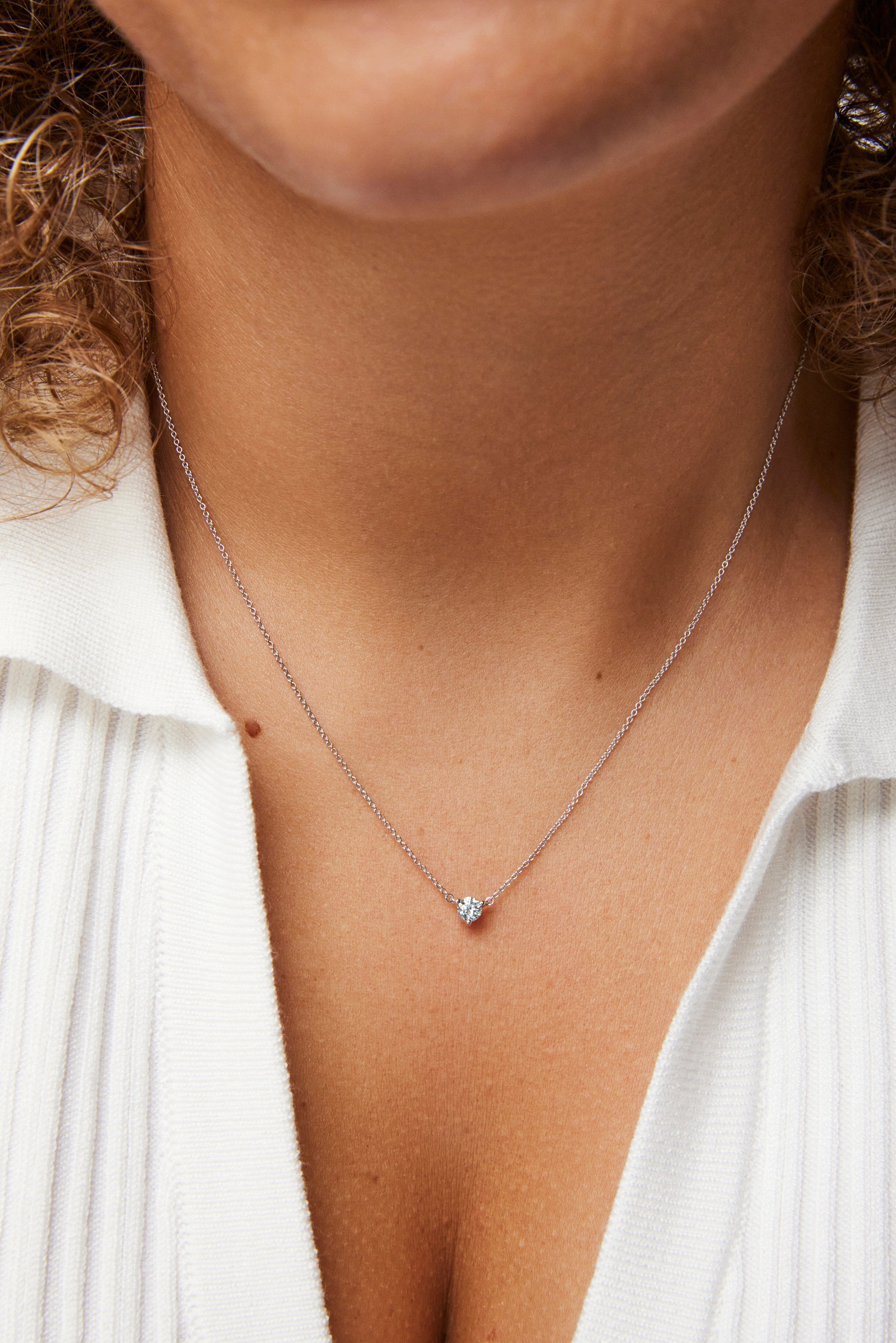 The Blue Mini Solitaire Pendant