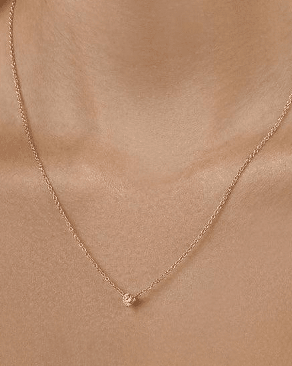 The Pink Mini Solitaire Pendant