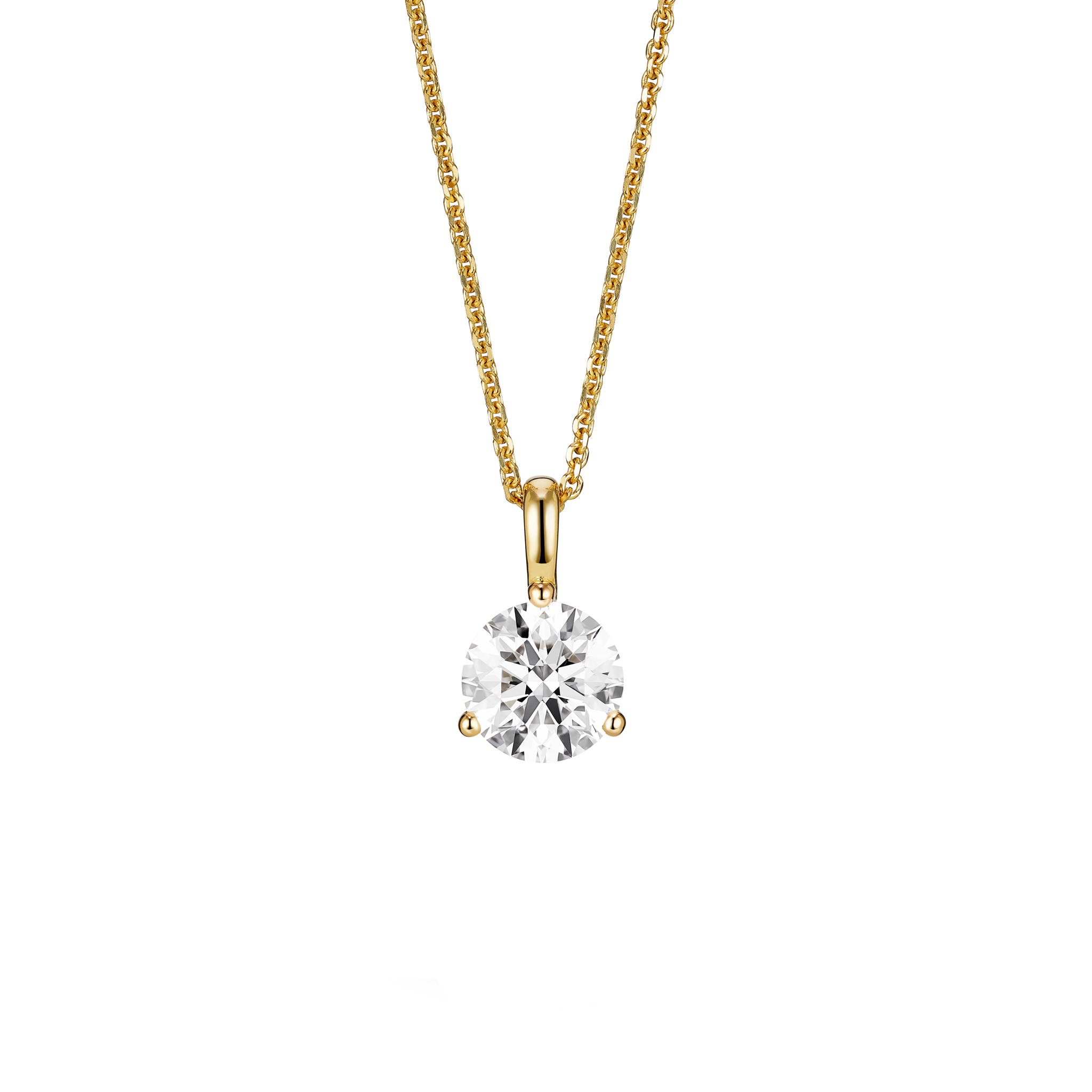 The Round Brilliant Solitaire Bale Pendant