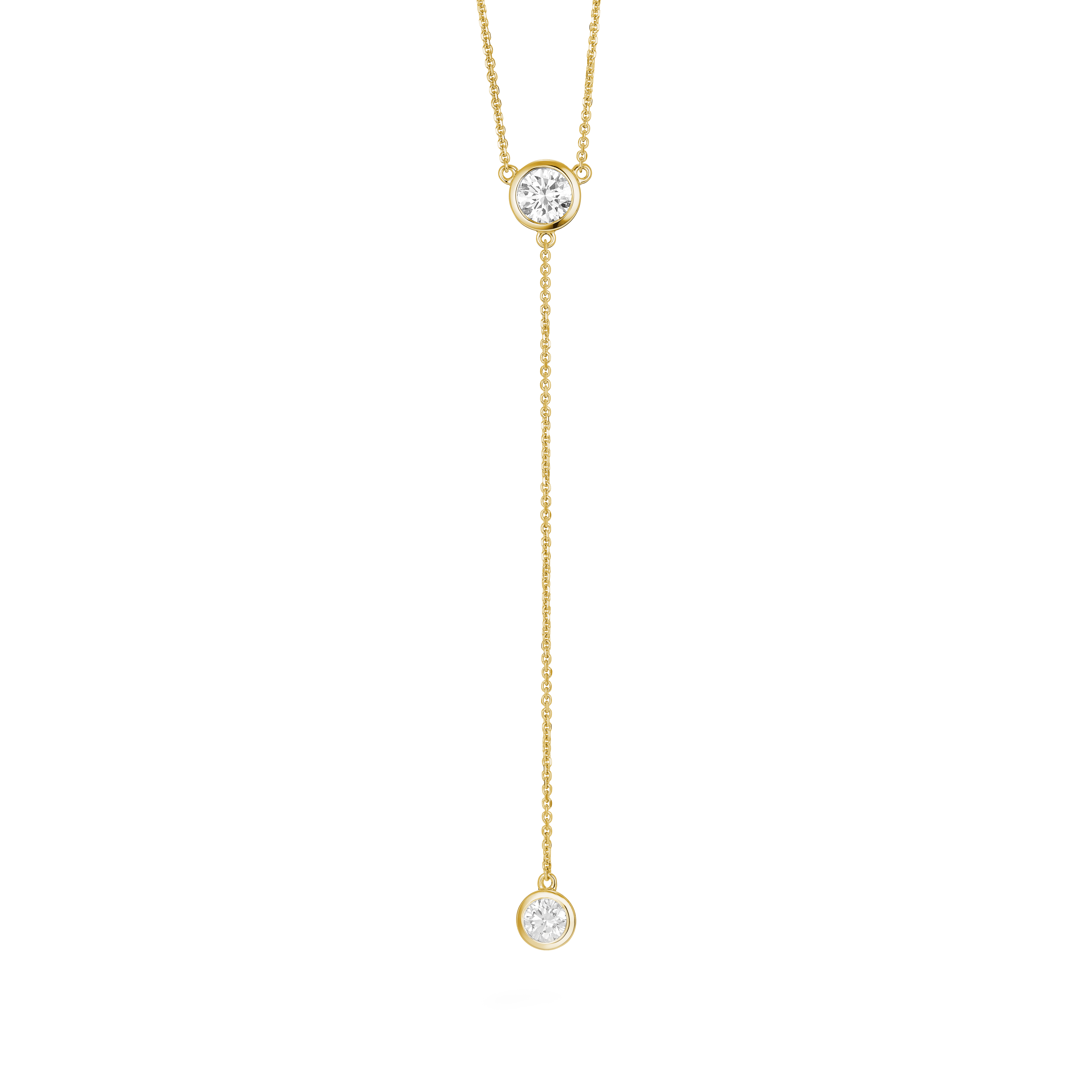 The Bezel Lariat Pendant