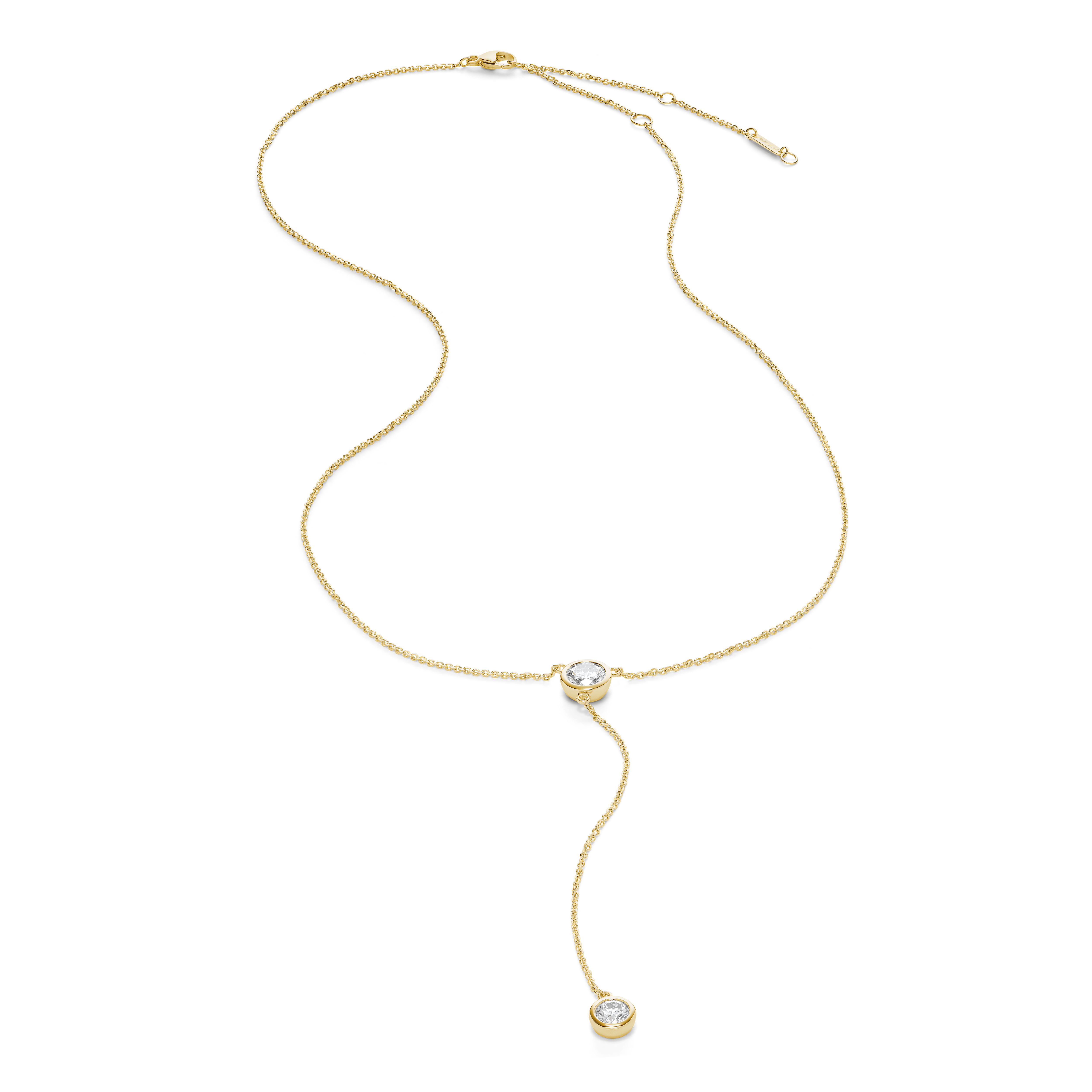 The Bezel Lariat Pendant