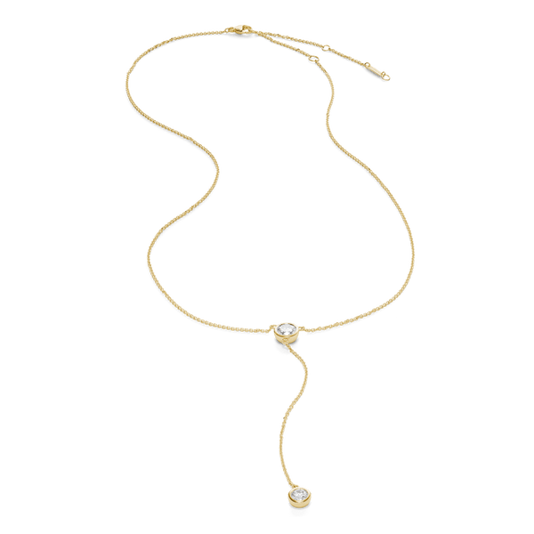 The Bezel Lariat Pendant Necklaces Lightbox Jewelry 