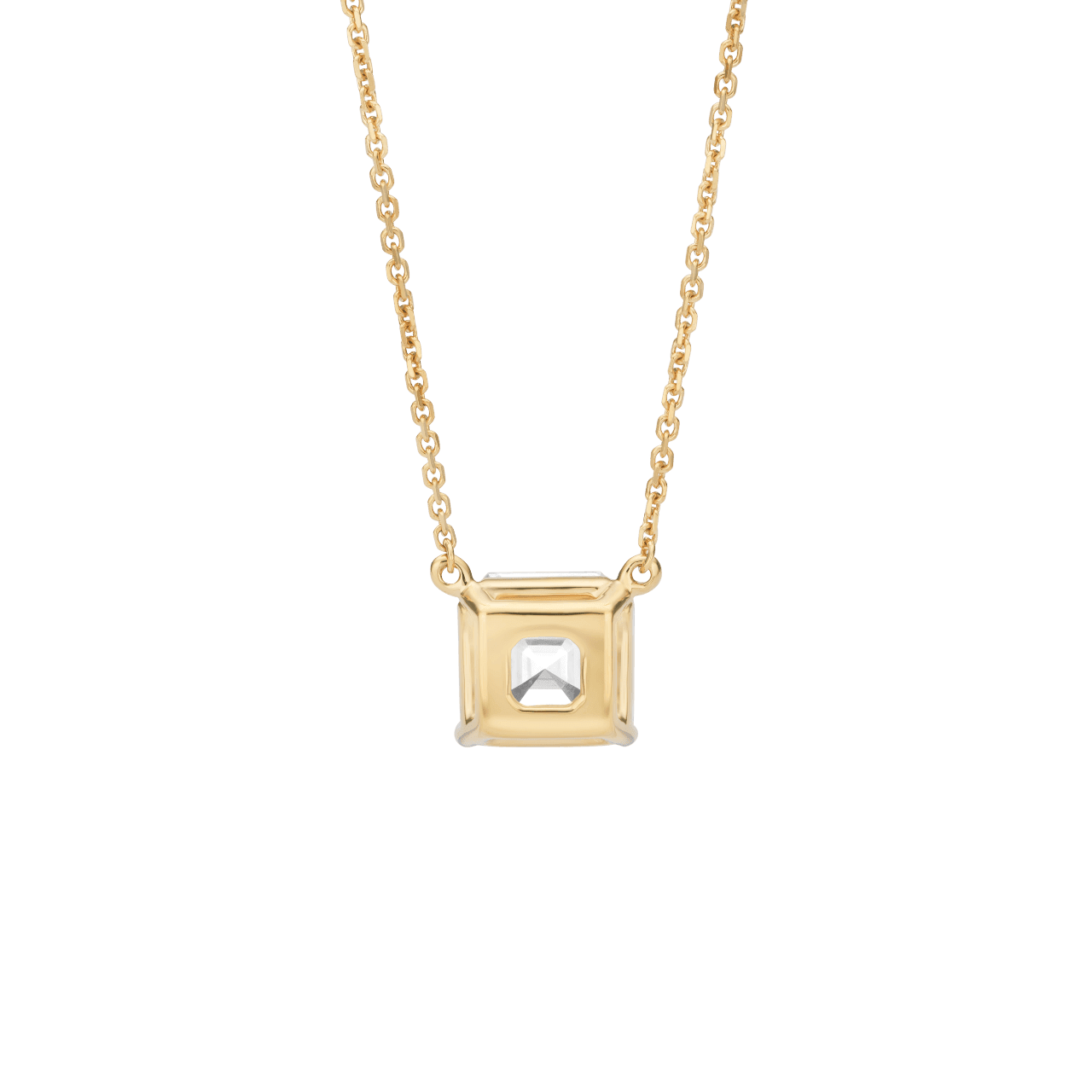 The Asscher Solitaire Pendant