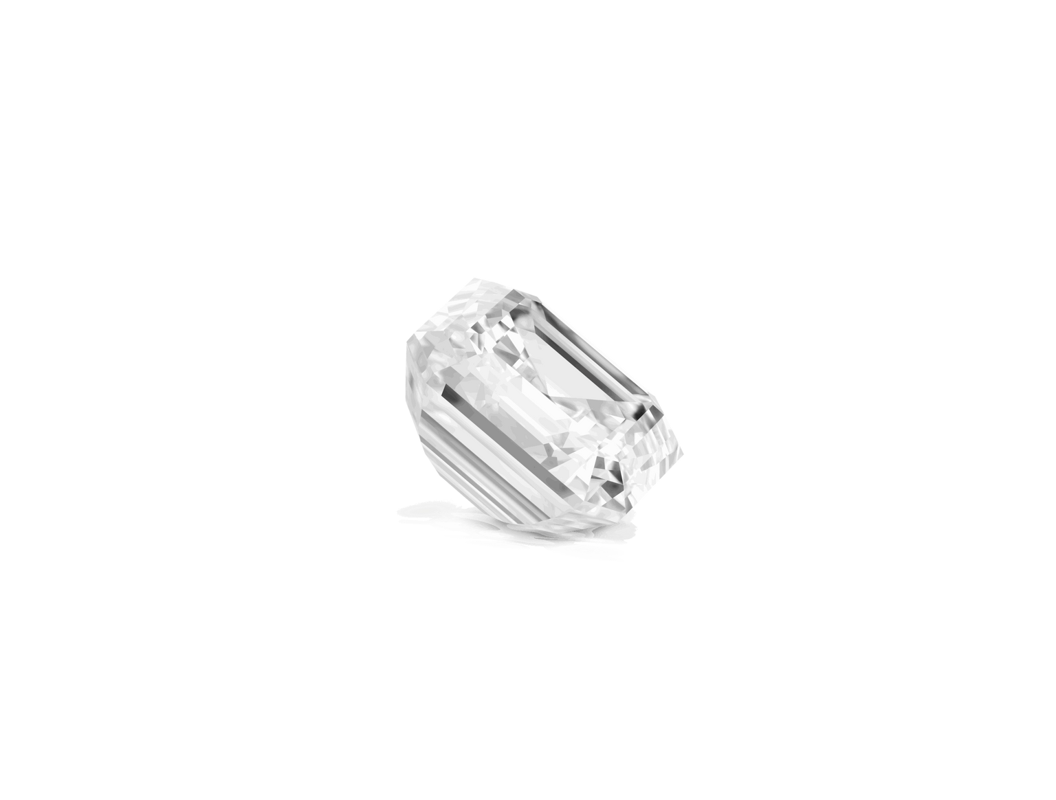 Lab-Grown Loose 2ct. Asscher Cut Diamond | White