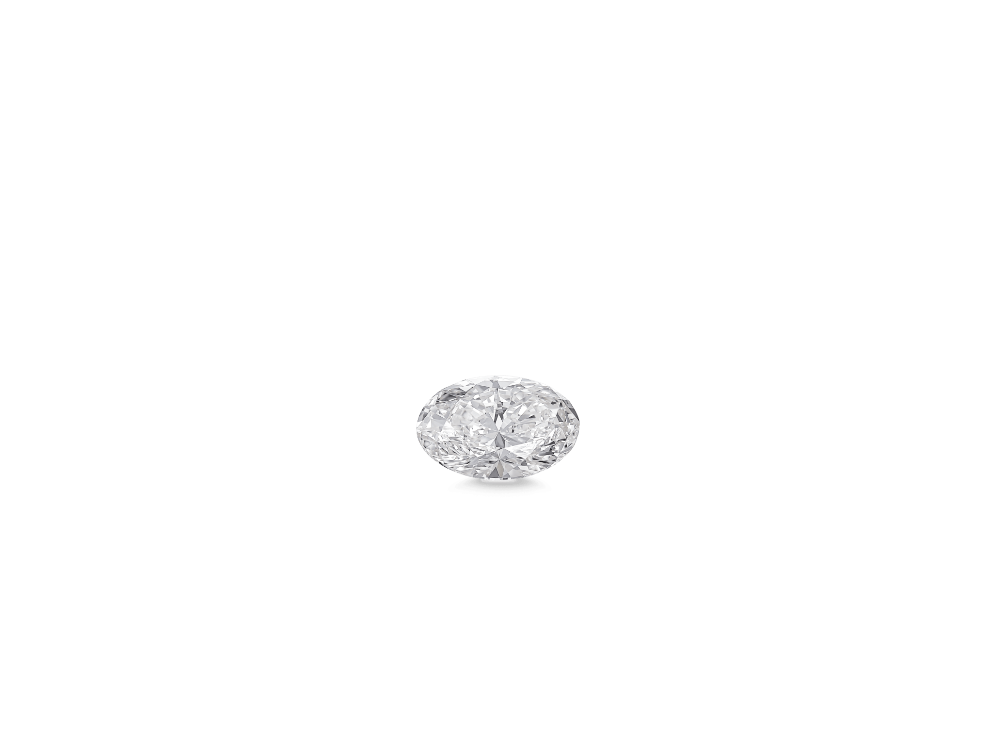 Lab-Grown Loose 1ct. Oval Cut Diamond | White - #Lightbox Jewelry#