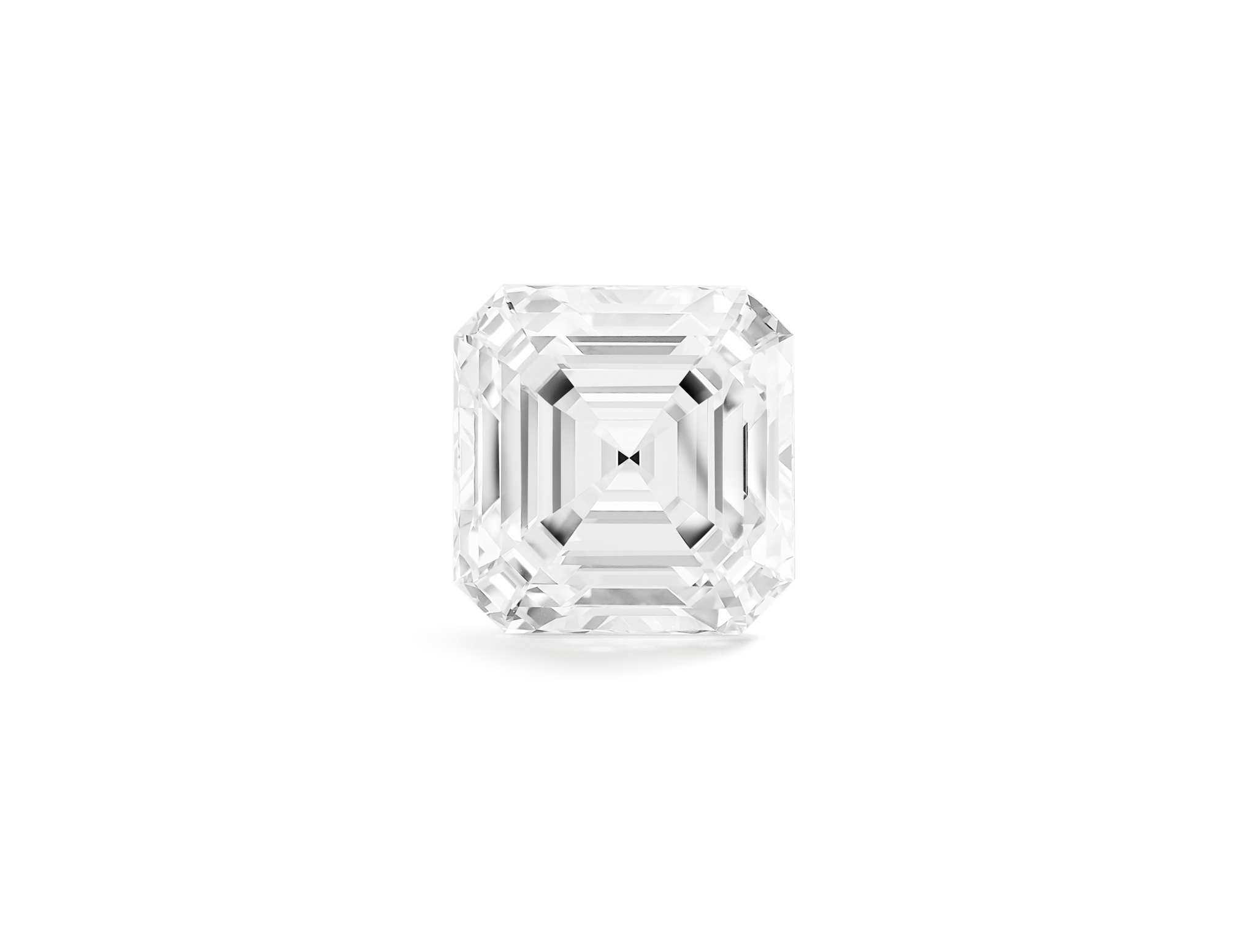 Lab-Grown Loose 3ct. Asscher Cut Diamond | White - #Lightbox Jewelry#