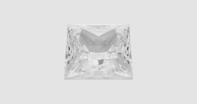 2 carat white Princess cut lab-grown diamond 360 video