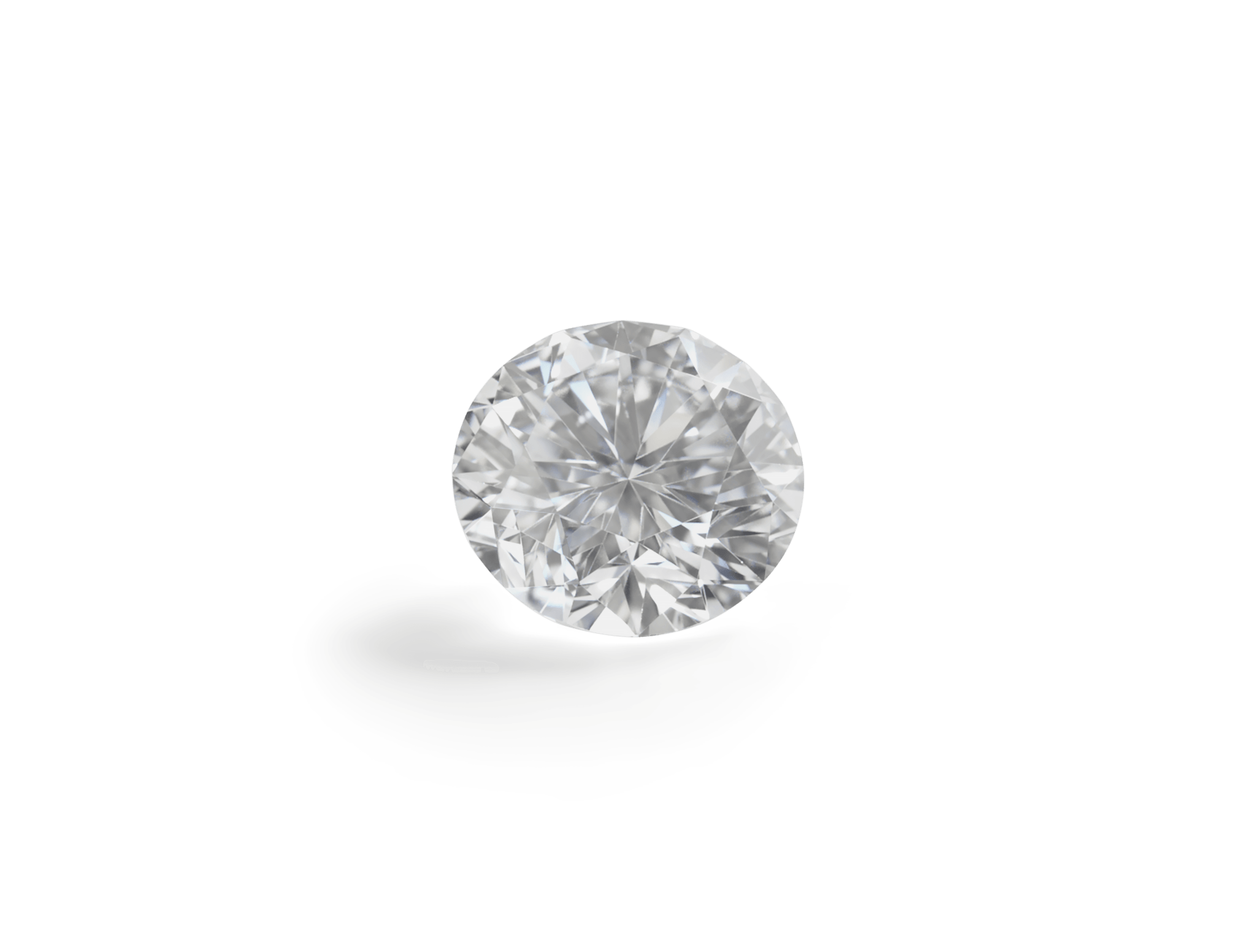 Basics Lab-Grown Loose 2ct. Round Brilliant Diamond | White - #Lightbox Jewelry#