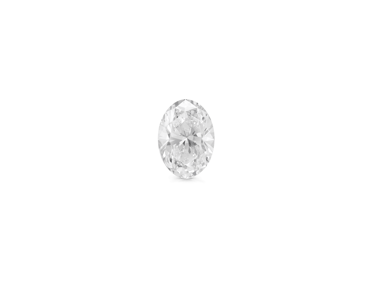 Finest Lab-Grown Loose 1½ct. Oval Cut Diamond | White