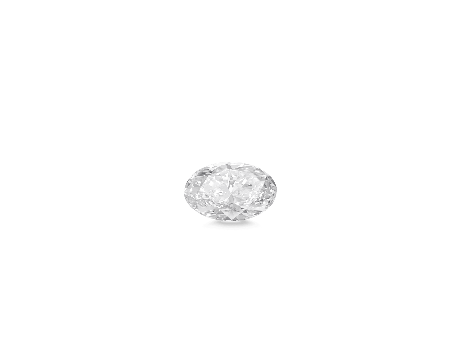 Finest Lab-Grown Loose 1½ct. Oval Cut Diamond | White