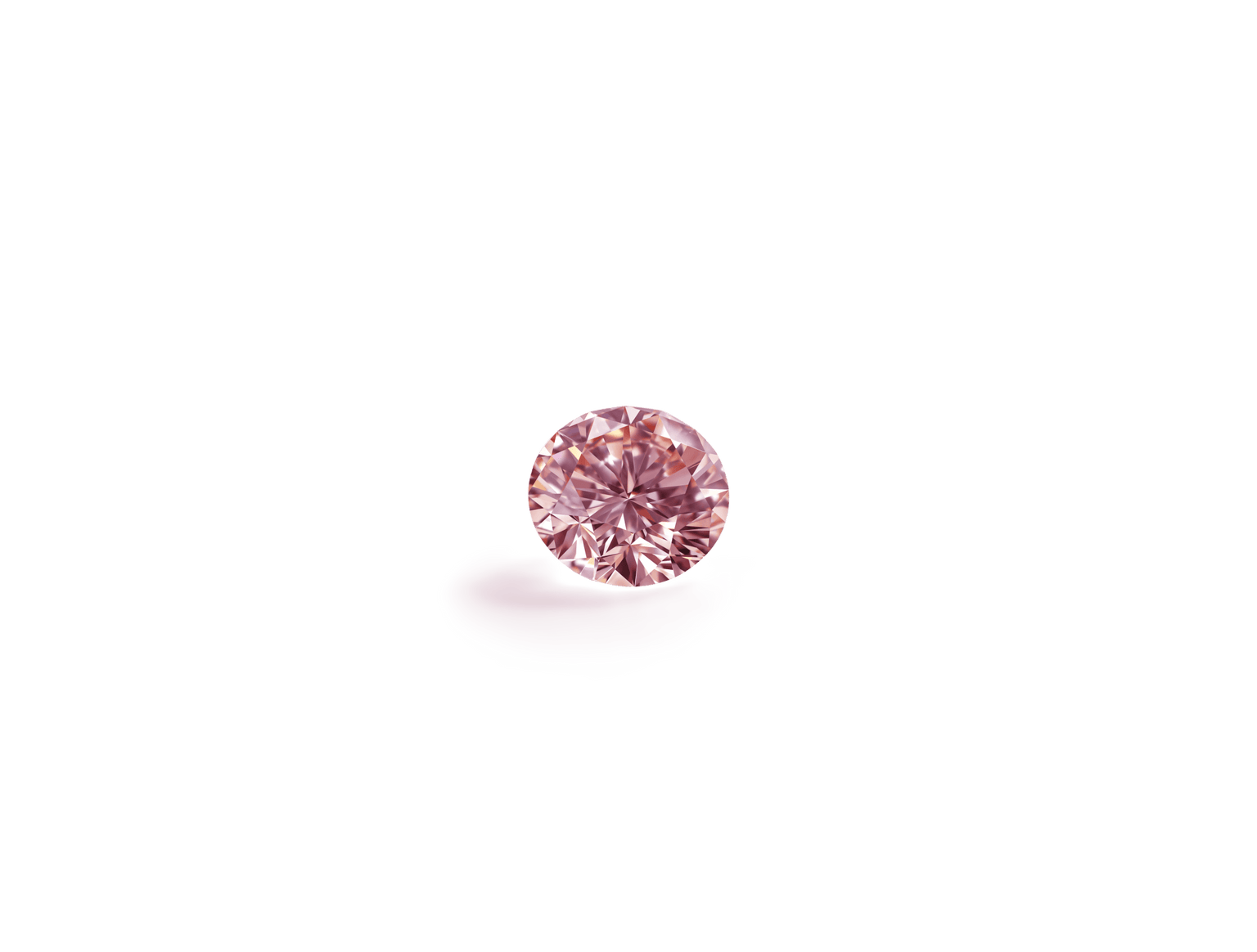Lab-Grown Loose 1ct. Round Brilliant Diamond | Pink