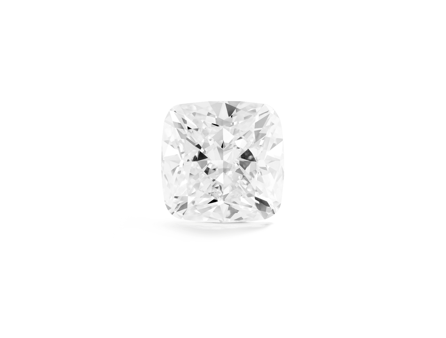 Finest Lab-Grown Loose 2½ct. Cushion Cut Diamond | White