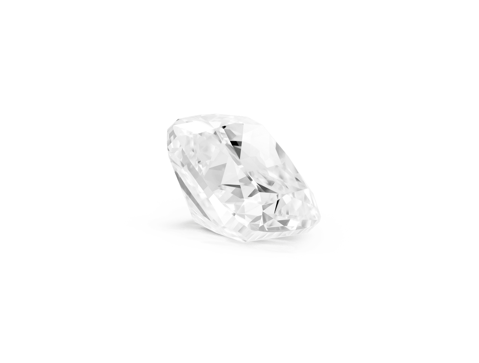 Finest Lab-Grown Loose 2½ct. Cushion Cut Diamond | White