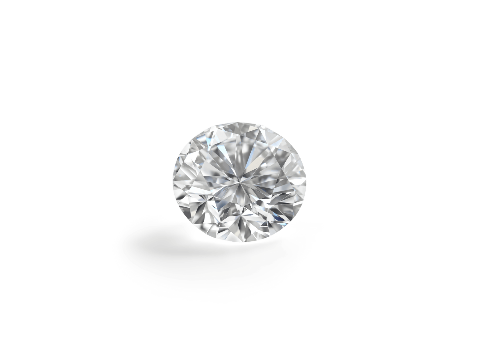 Finest Lab-Grown Loose 2ct. Round Brilliant Diamond | White
