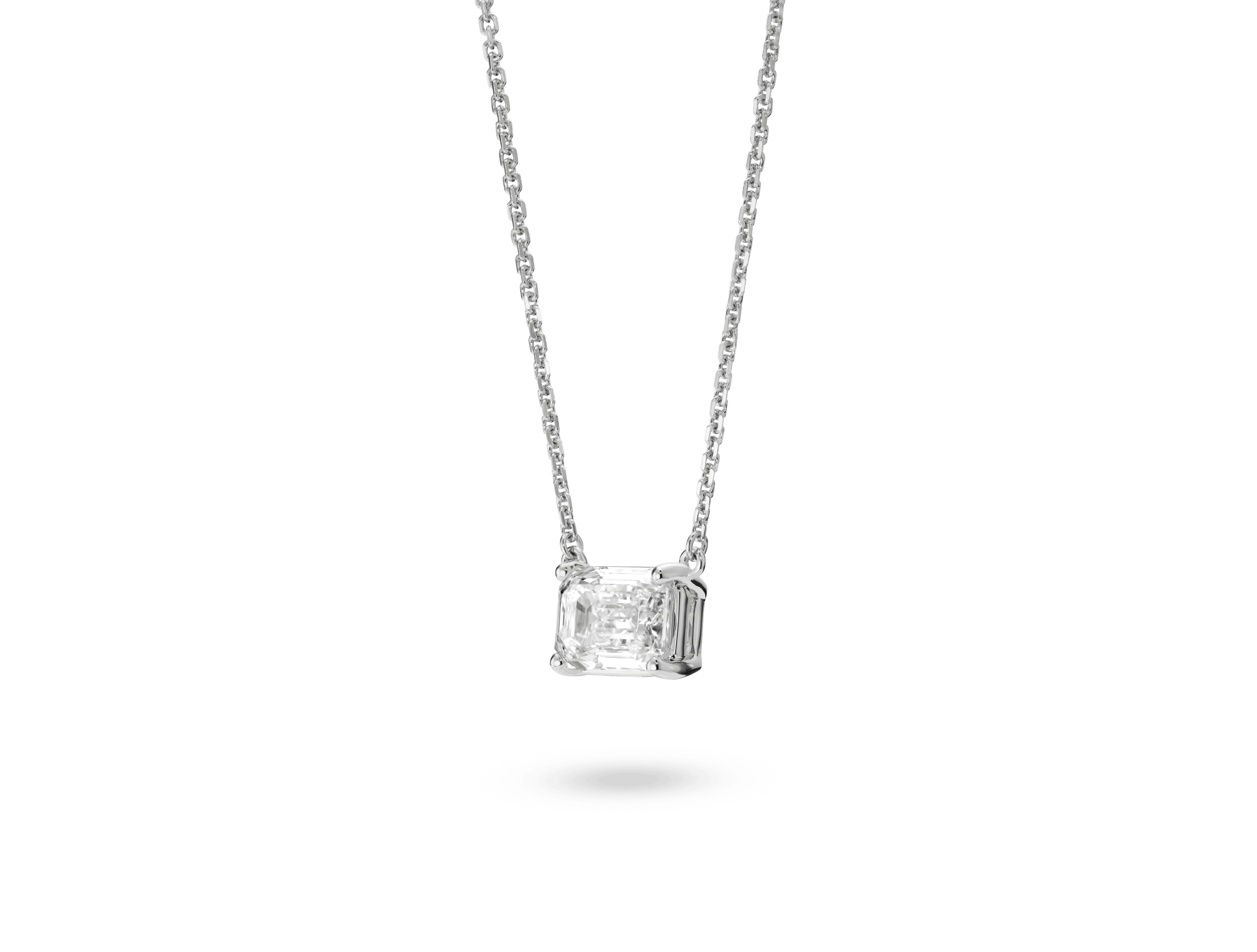 Emerald online cut pendant