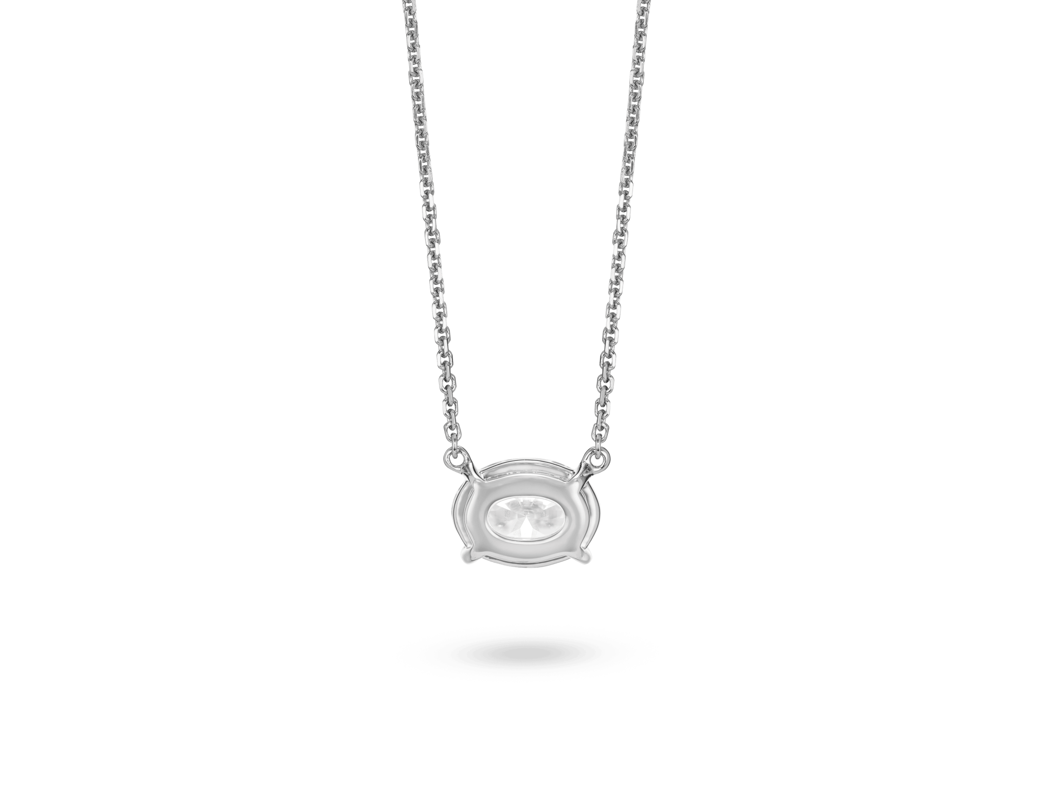 Lab-Grown Diamond 1ct. Oval Cut Pendant | White - #Lightbox Jewelry#
