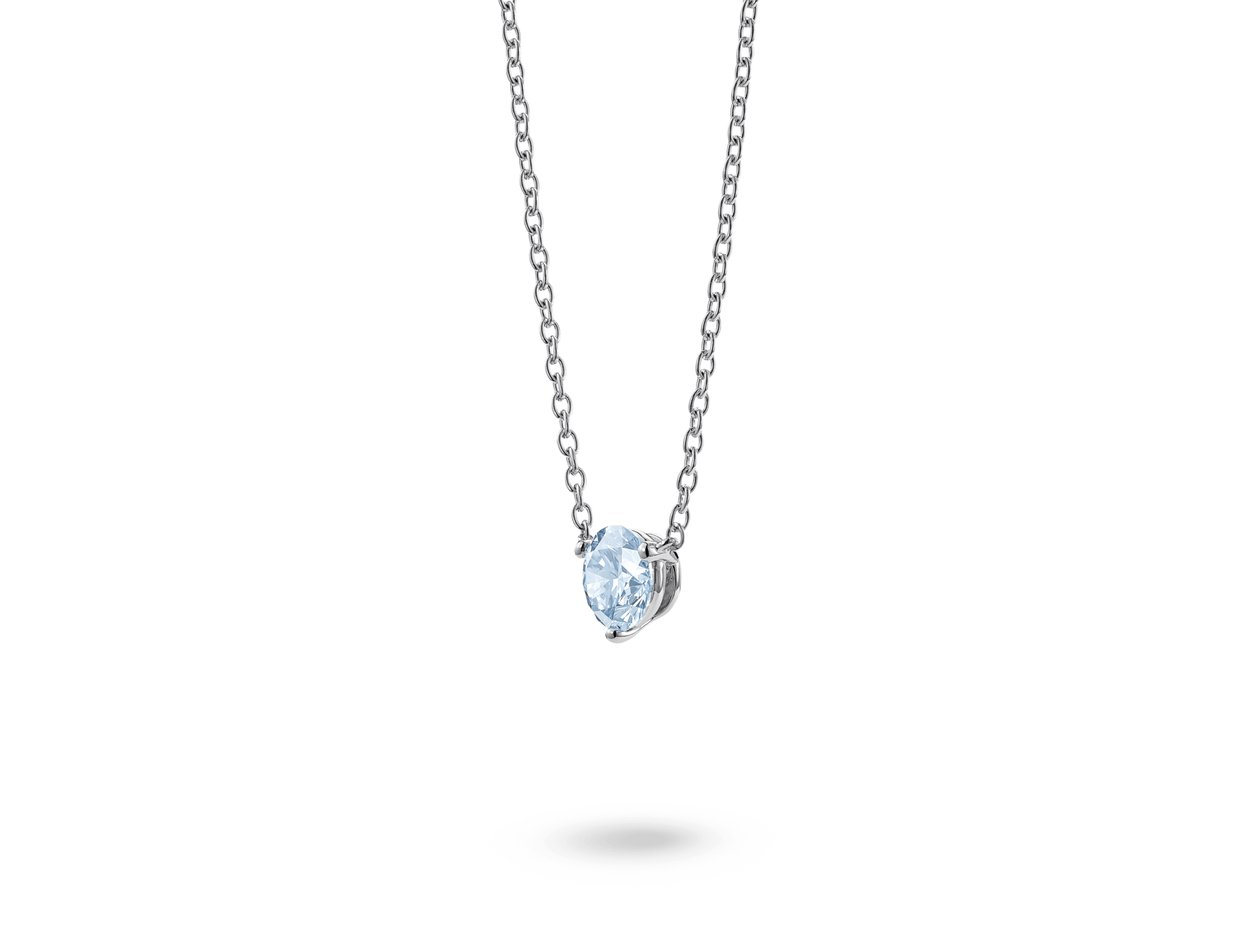 Tiffany diamond solitaire pendant on sale