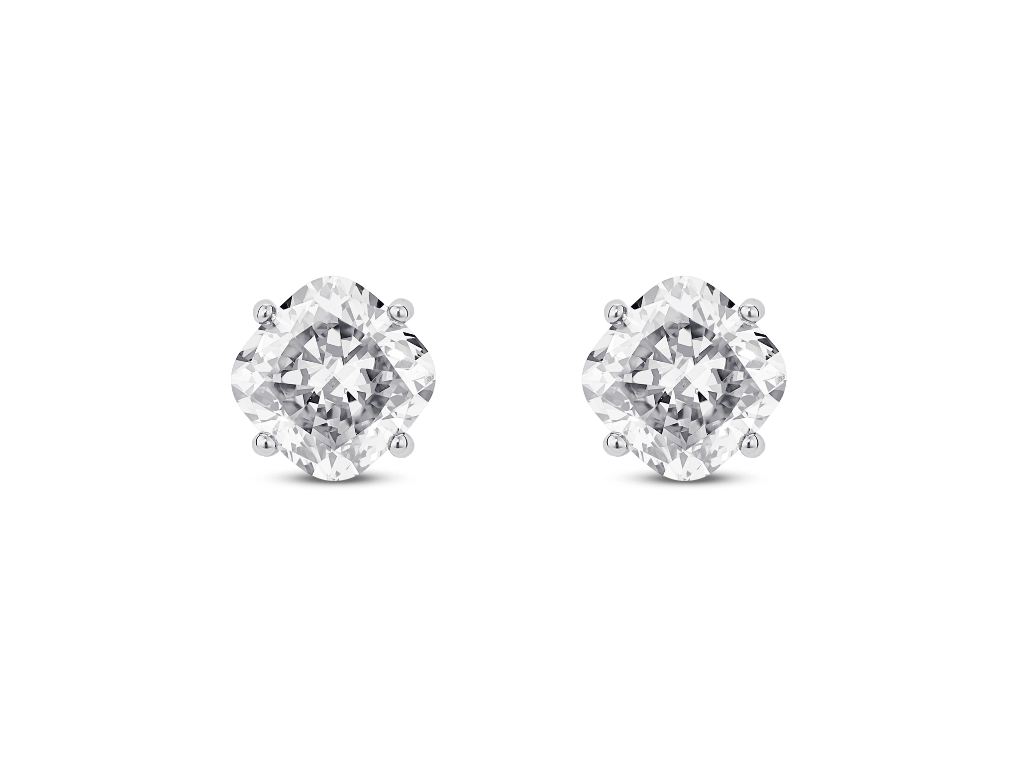 Lab-Grown Diamond 1½ct. tw. Cushion Cut 14k Gold Studs | White - #Lightbox Jewelry#