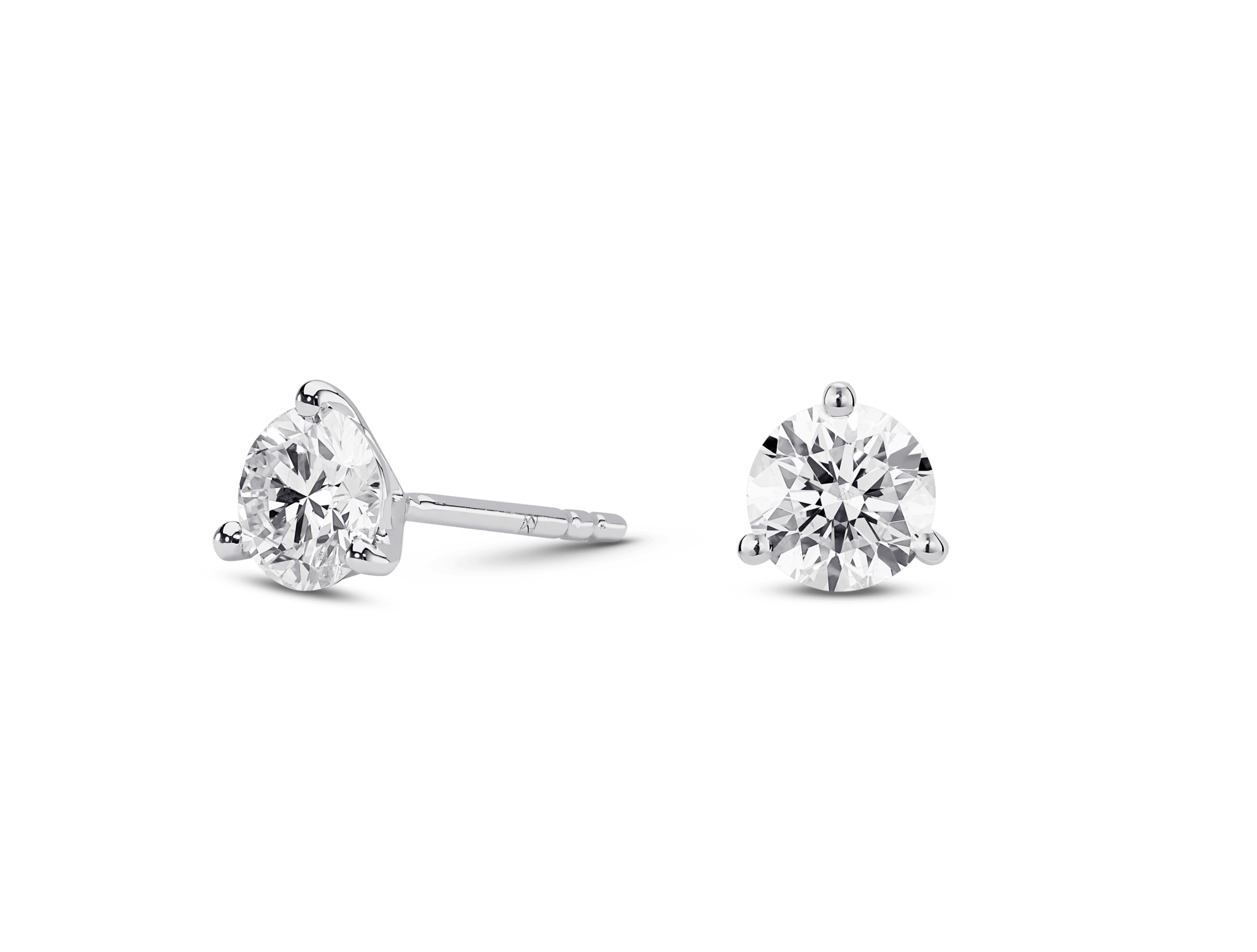 Lab-Grown Diamond 2ct. tw. Round Brilliant Studs and Pendant Set | White - #Lightbox Jewelry#