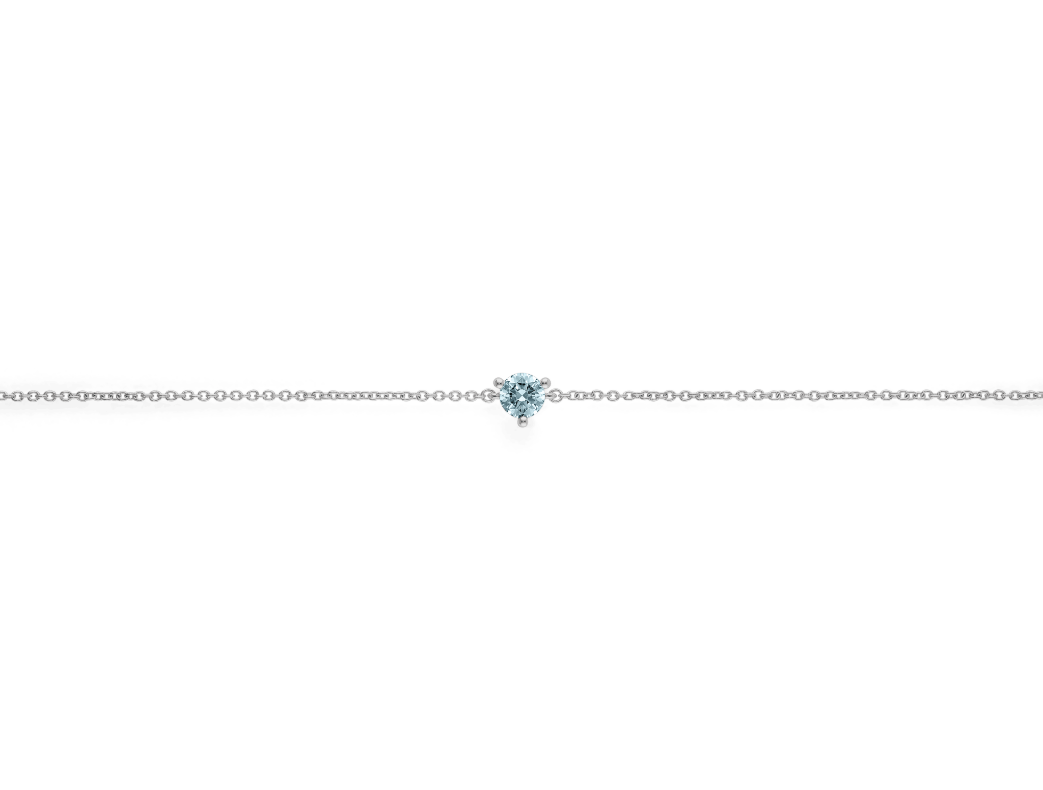Lab-Grown Diamond ¼ct. Mini Round Brilliant Bracelet | Blue - #Lightbox Jewelry#