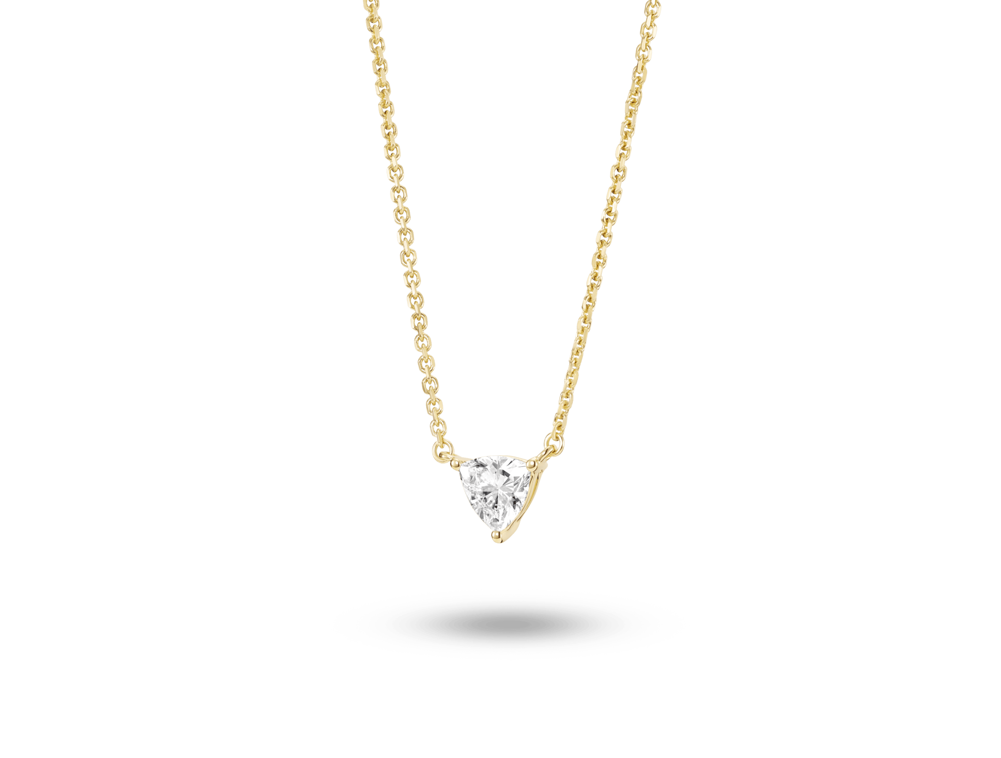 Lab-Grown Diamond ¼ct. Mini Trillion Pendant | White - #Lightbox Jewelry#