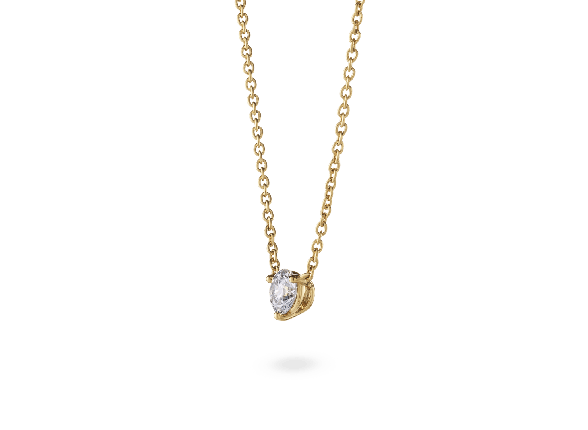 Lab-Grown Diamond ½ct. Round Brilliant Solitaire Pendant | White - #Lightbox Jewelry#