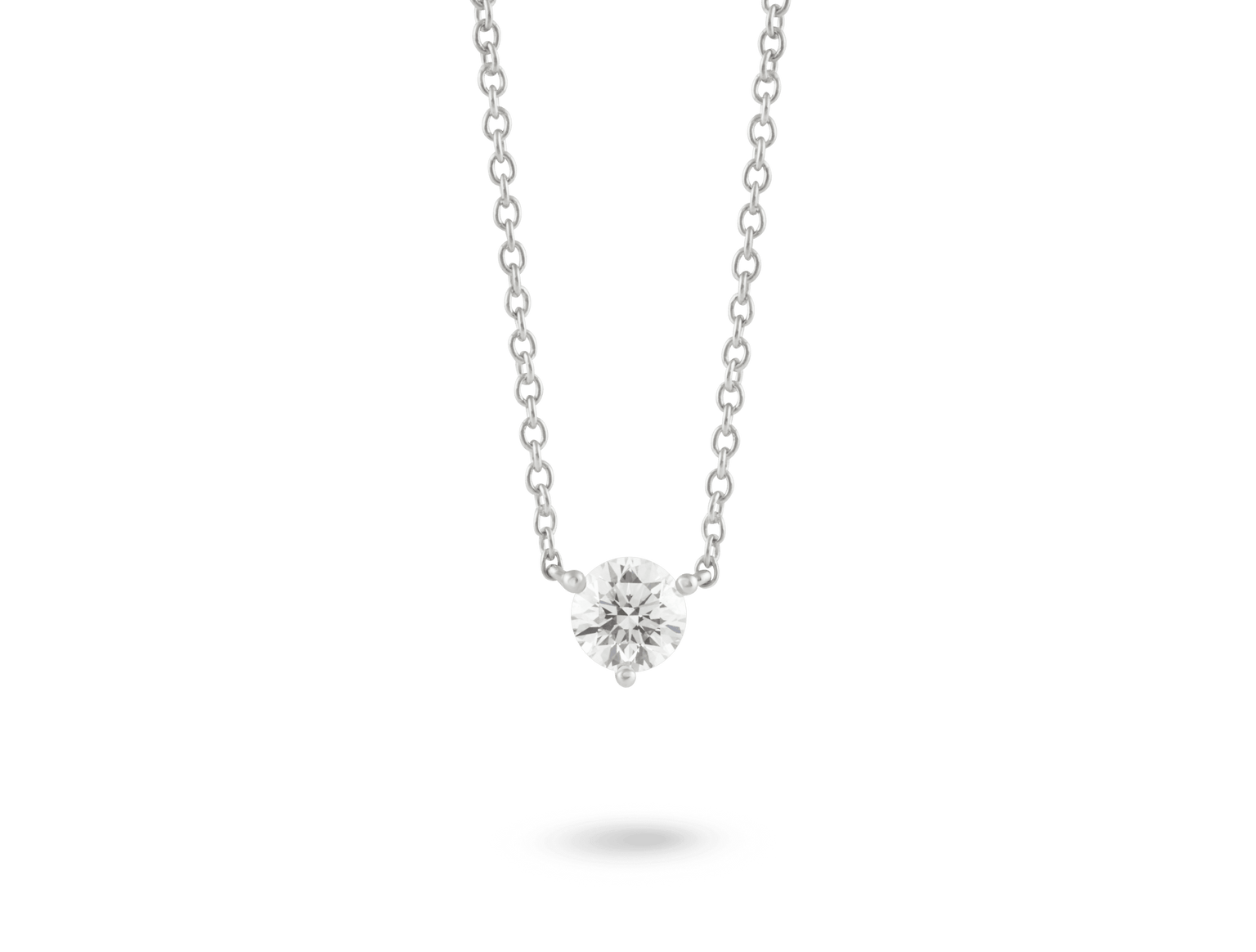 Lab-Grown Diamond ½ct. Round Brilliant Solitaire Pendant | White