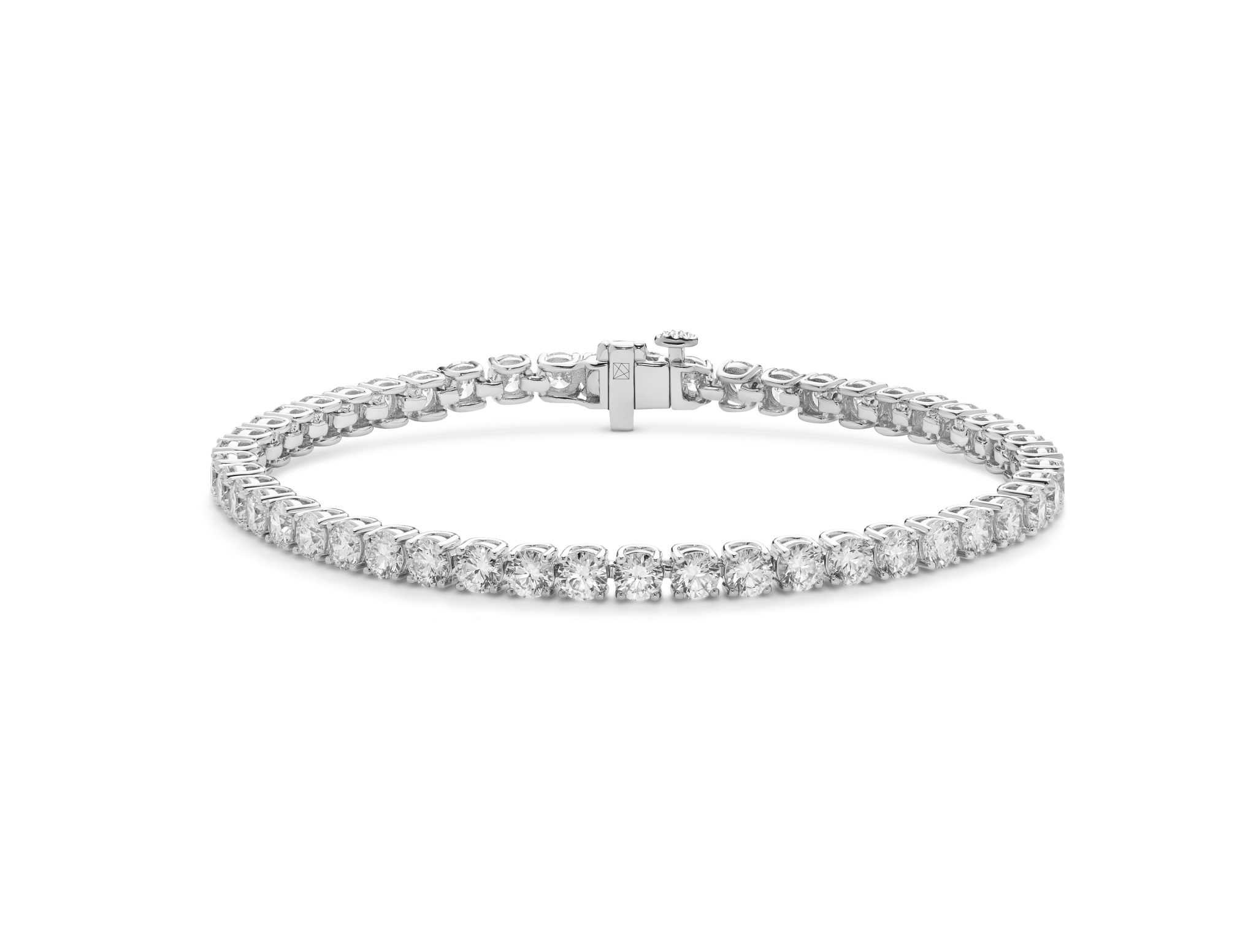 Lab-Grown Diamond Medium Tennis Bracelet - G/H color, 7" length | White - #Lightbox Jewelry#