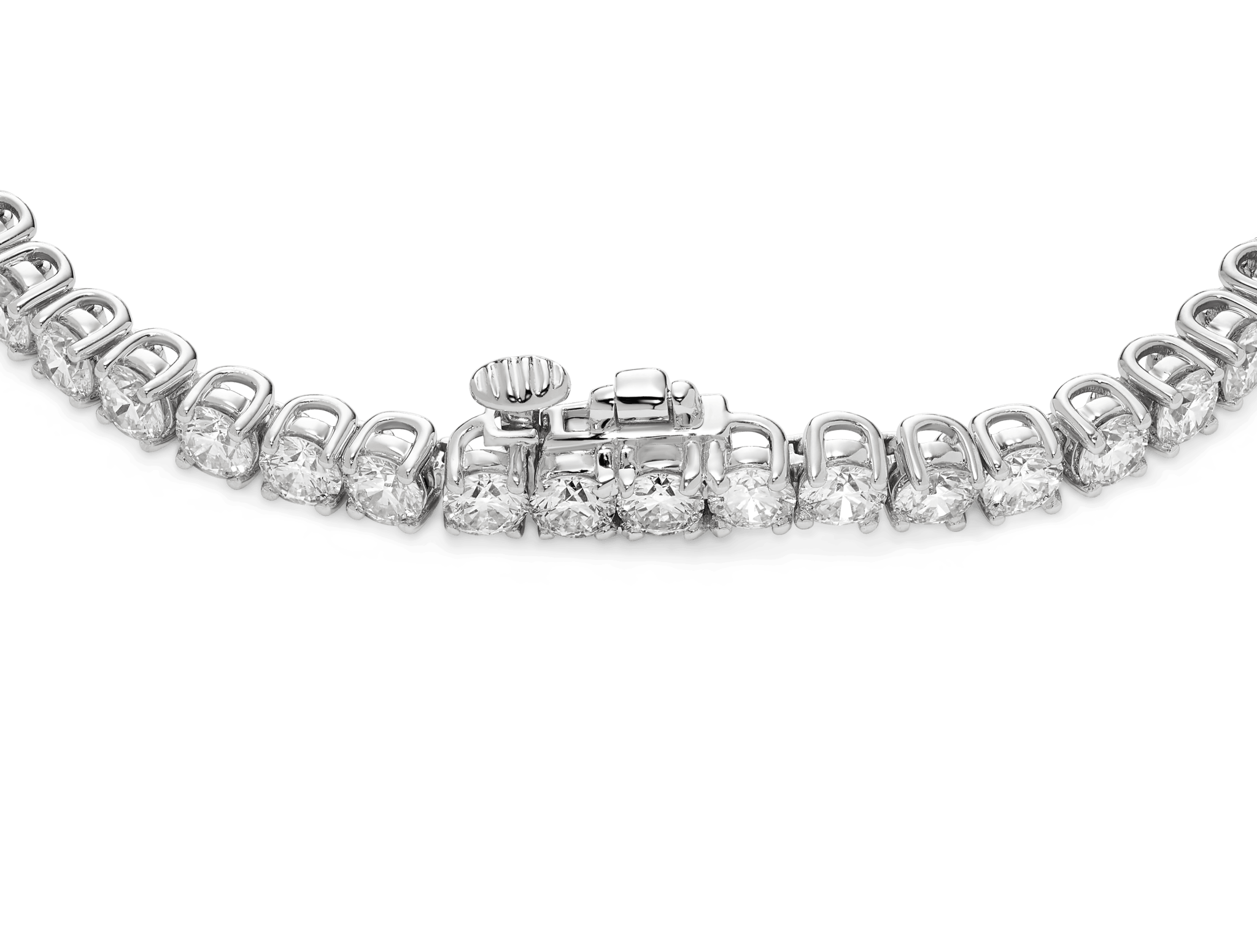 Lab-Grown Diamond Small Tennis Bracelet - G/H color, 7" length | White - #Lightbox Jewelry#