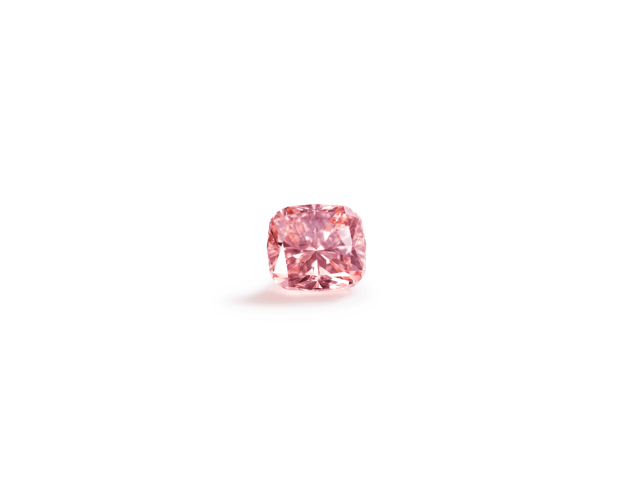 Pink Cushion Cut Lab-Grown Diamond