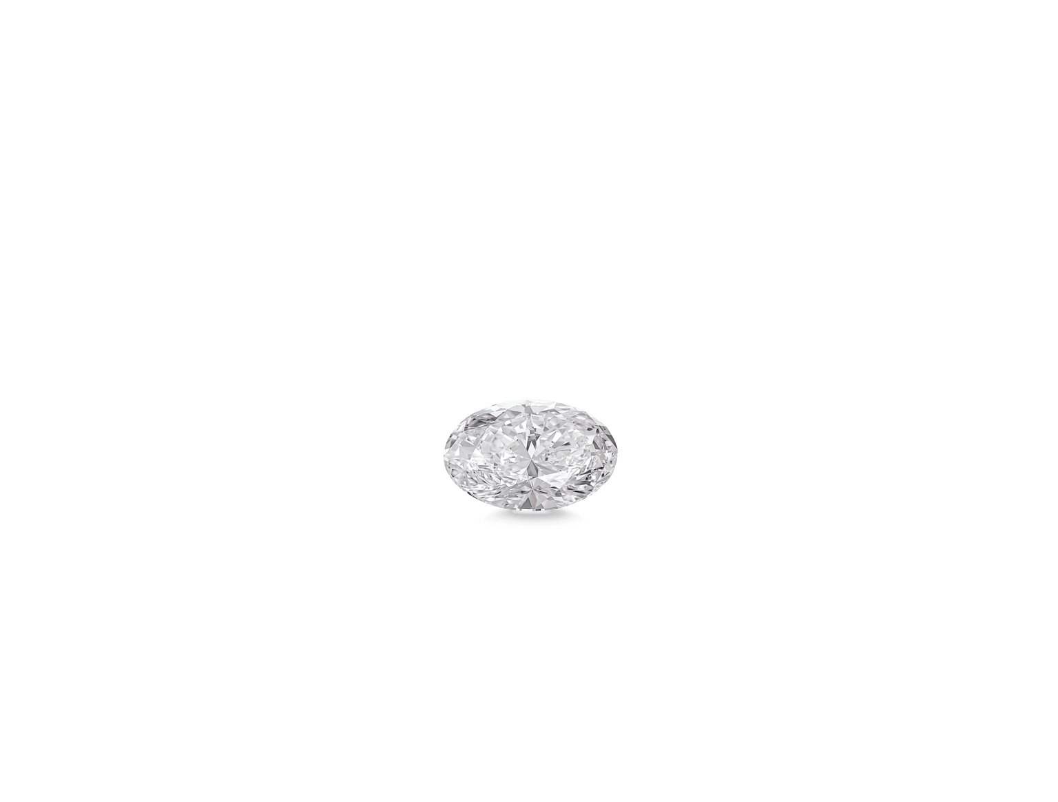 Lab-Grown Loose 1ct. Oval Cut Diamond | White
