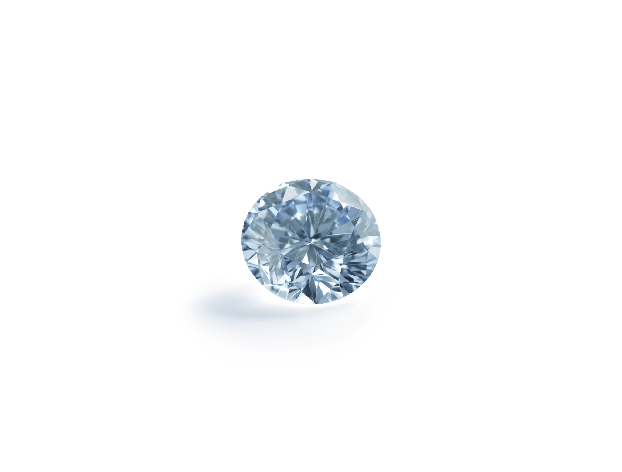 Lab-Grown Loose 1¾ct. Round Brilliant Diamond | Blue - #Lightbox Jewelry#