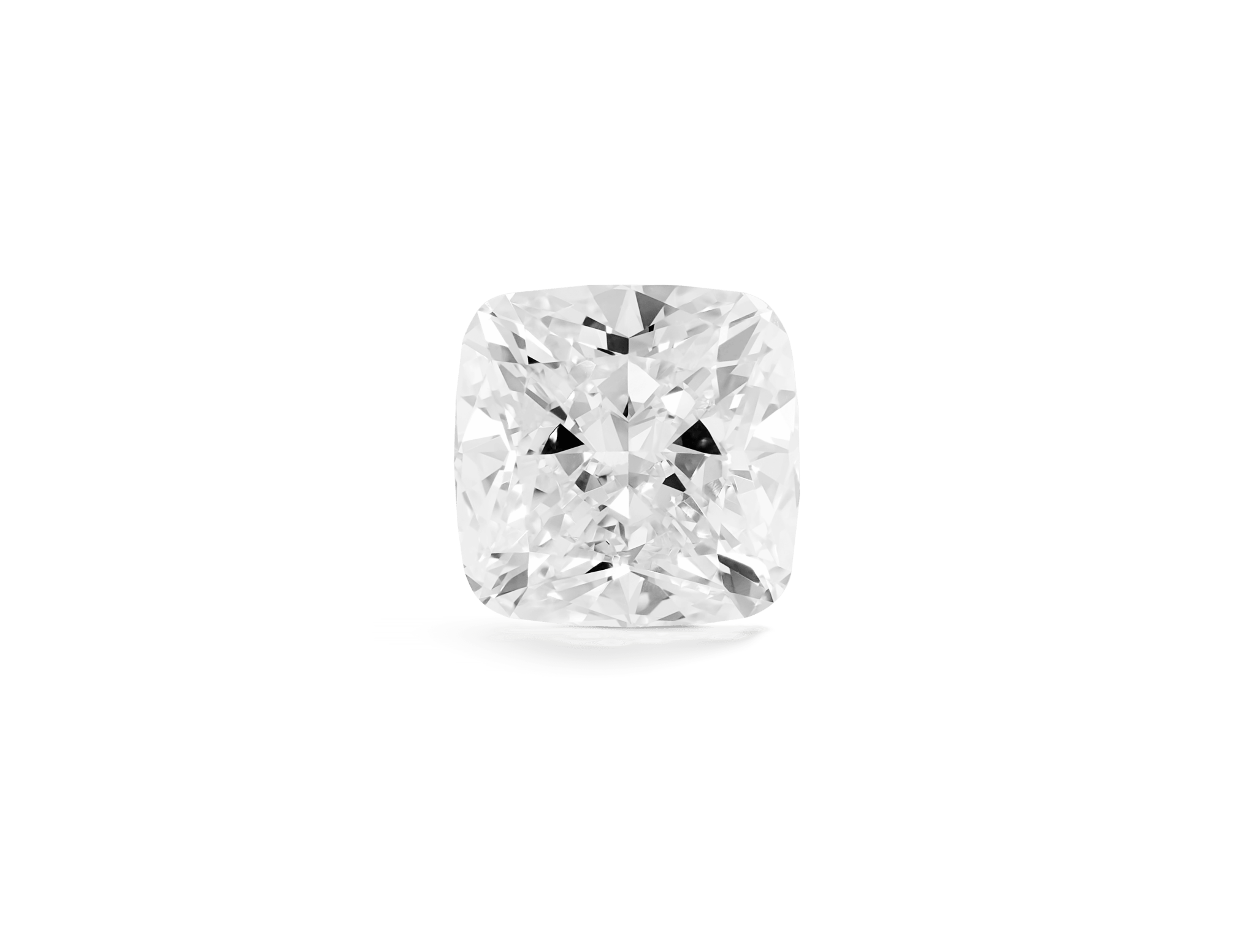Lab-Grown Loose 2½ct. Cushion Cut Diamond | White - #Lightbox Jewelry#