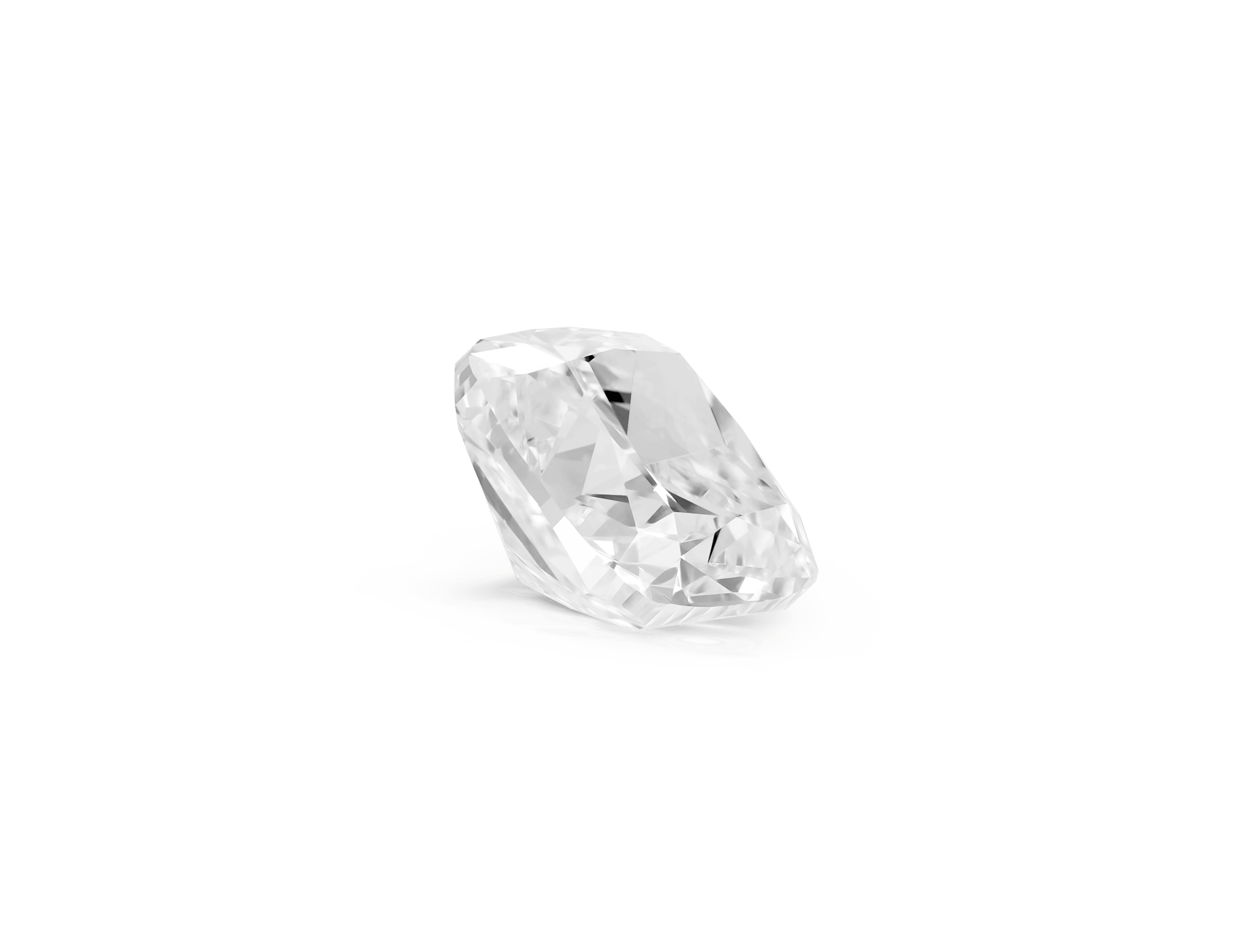 Lab-Grown Loose 2ct. Cushion Cut Diamond | White - #Lightbox Jewelry#