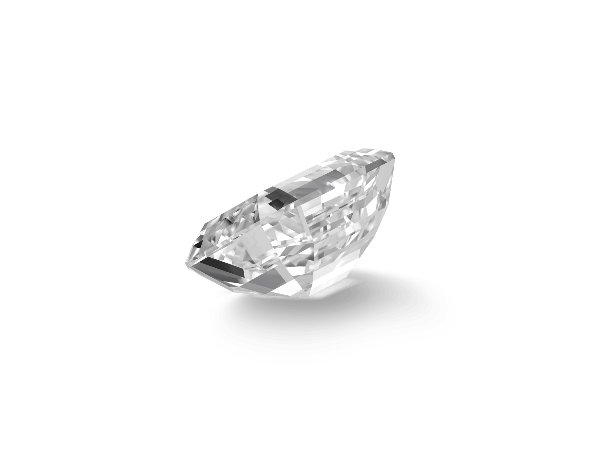 Lab-Grown Loose 2ct. Emerald Cut Diamond