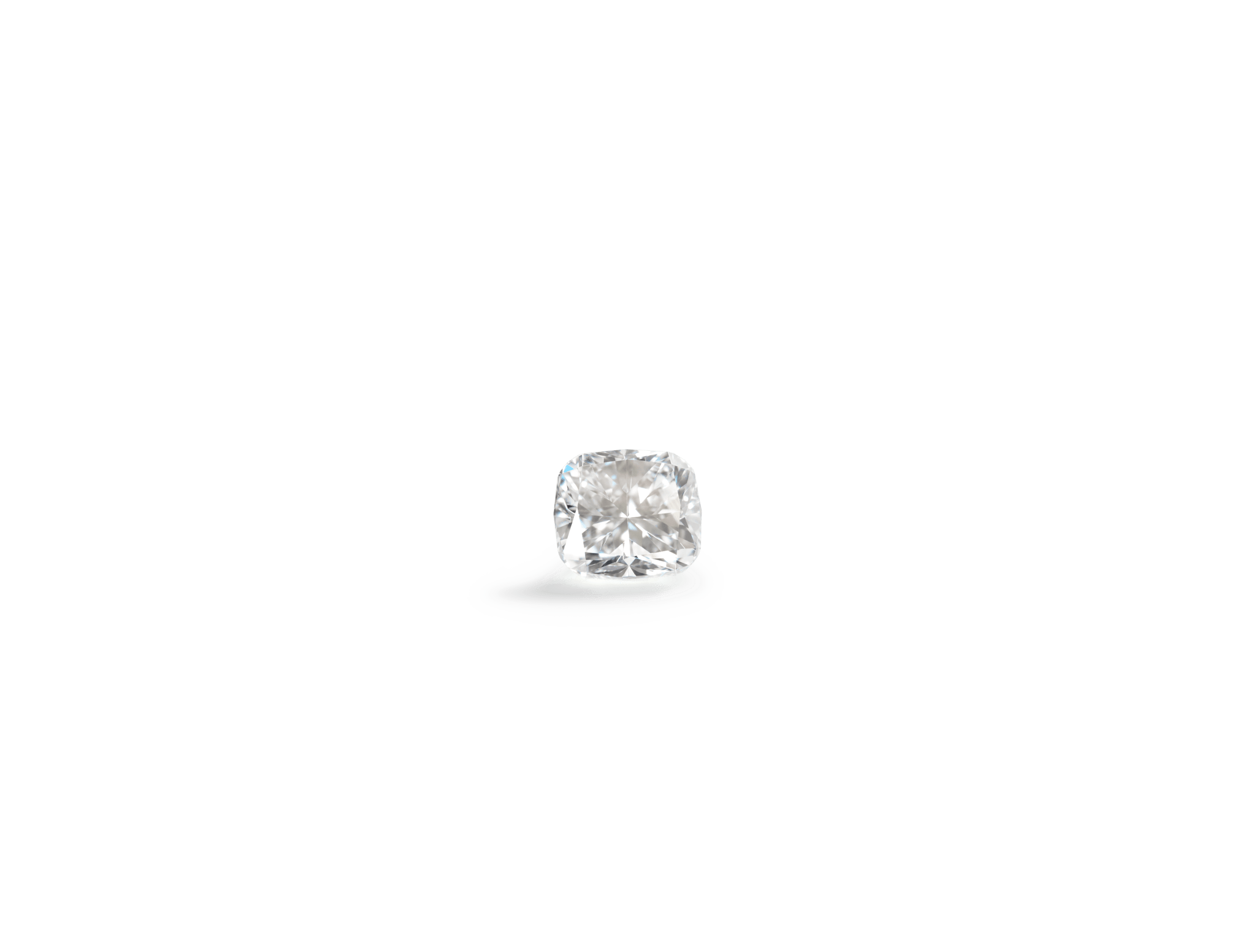 Lab-Grown Loose ⅝ct. Cushion Cut Diamond | White - #Lightbox Jewelry#