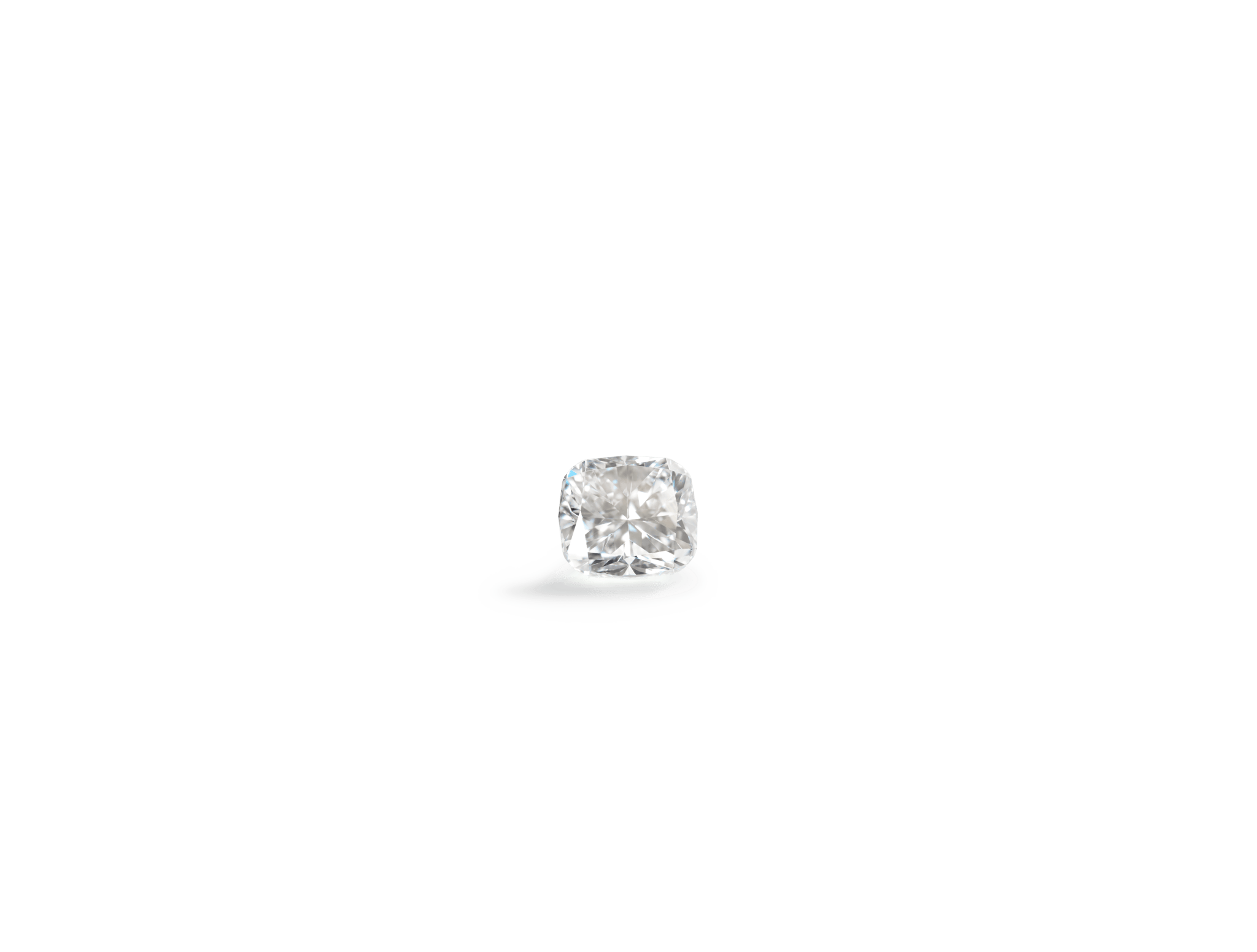 Lab-Grown Loose ½ct. Cushion Cut Diamond | White - #Lightbox Jewelry#