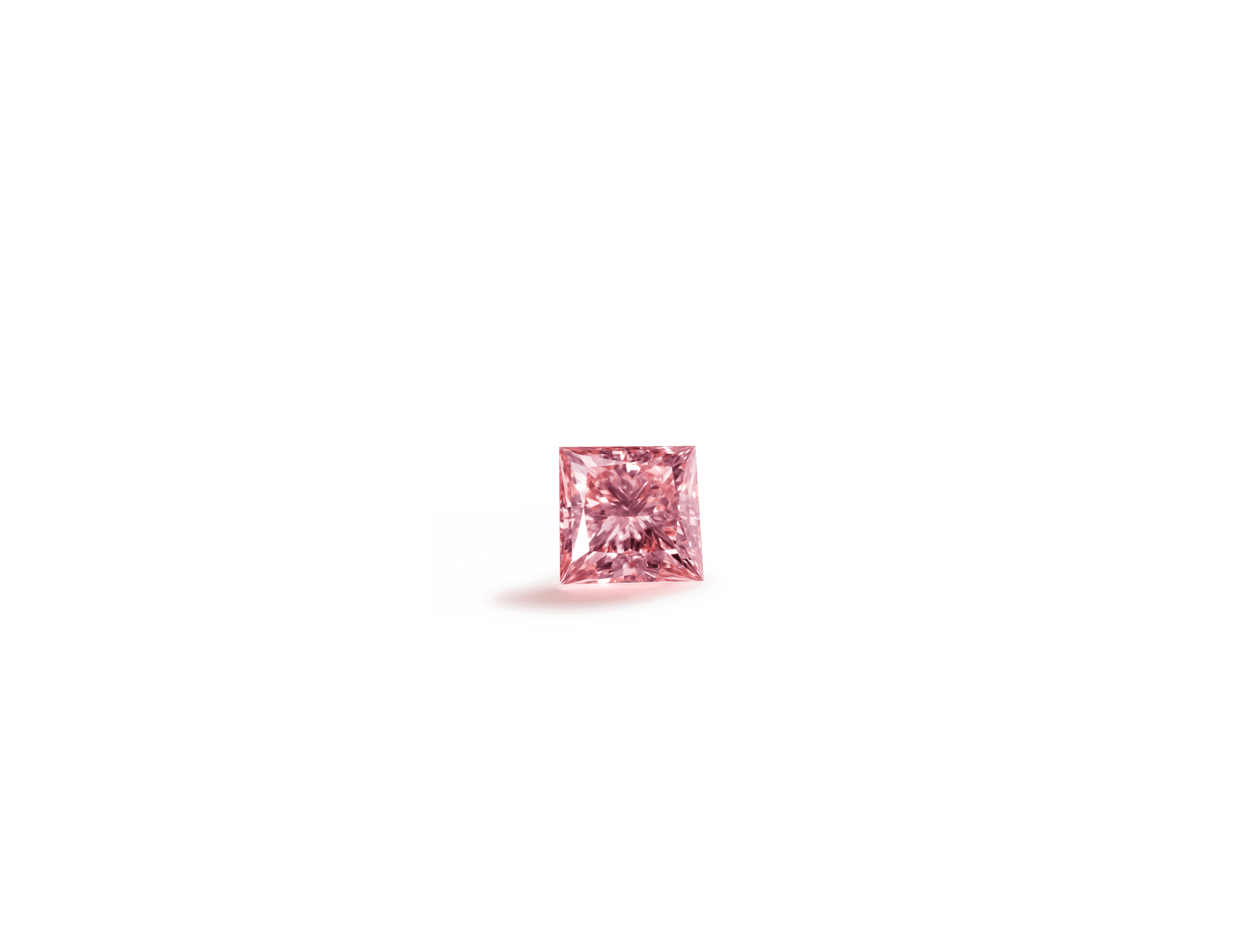 Lab-Grown Loose ¾ct. Princess Cut Diamond | Pink - #Lightbox Jewelry#